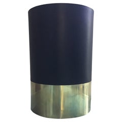 Retro Luigi Caccia Dominioni Umbrellastand Waste Paper Jar Holder Brass Metal 1950 Ita
