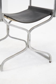 Luigi Caccia Dominioni Vintage Folding Chairs for Vips Residence Milano