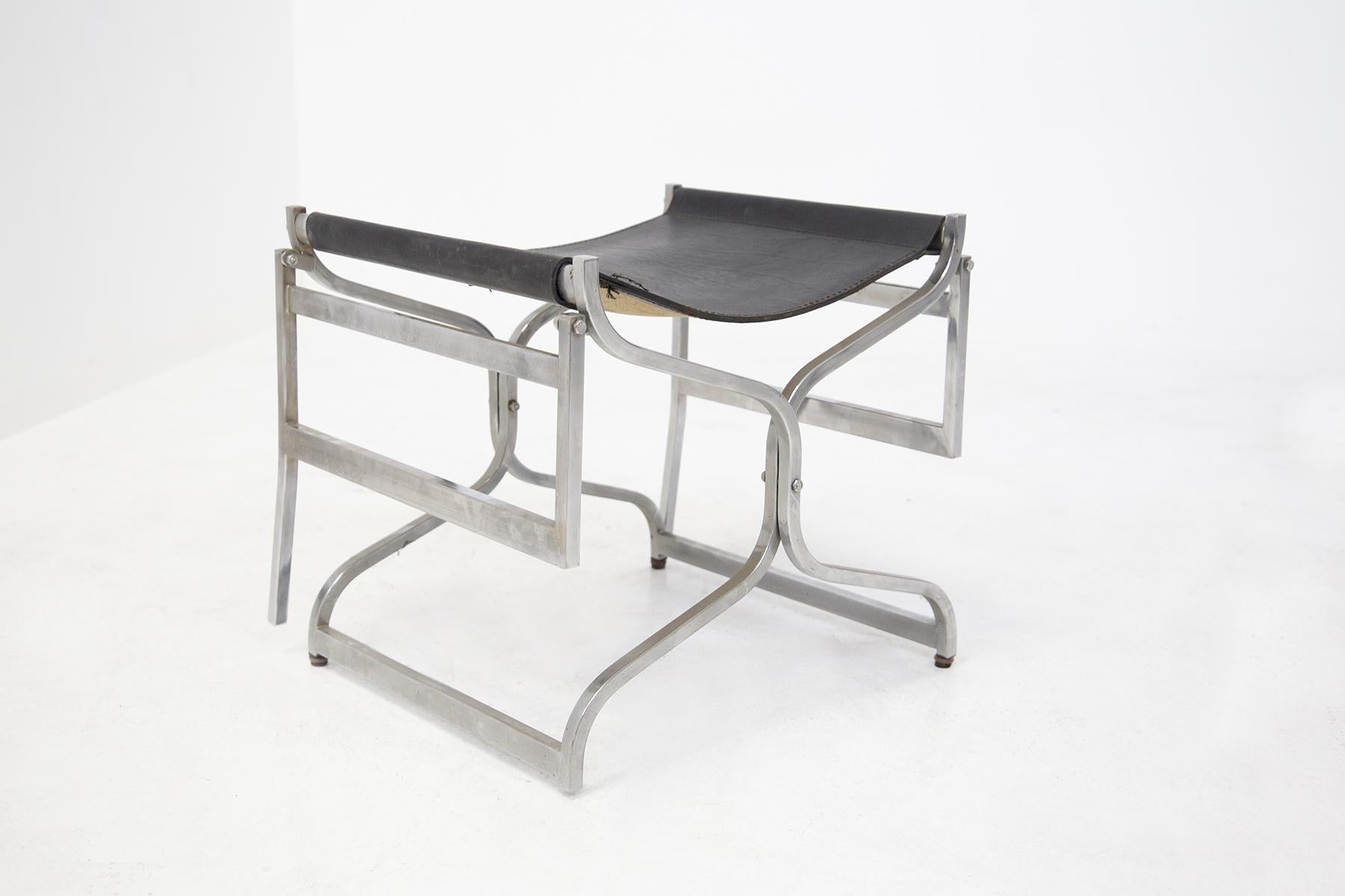 Mid-Century Modern Luigi Caccia Dominioni Vintage Folding Chairs for Vips Residence Milano