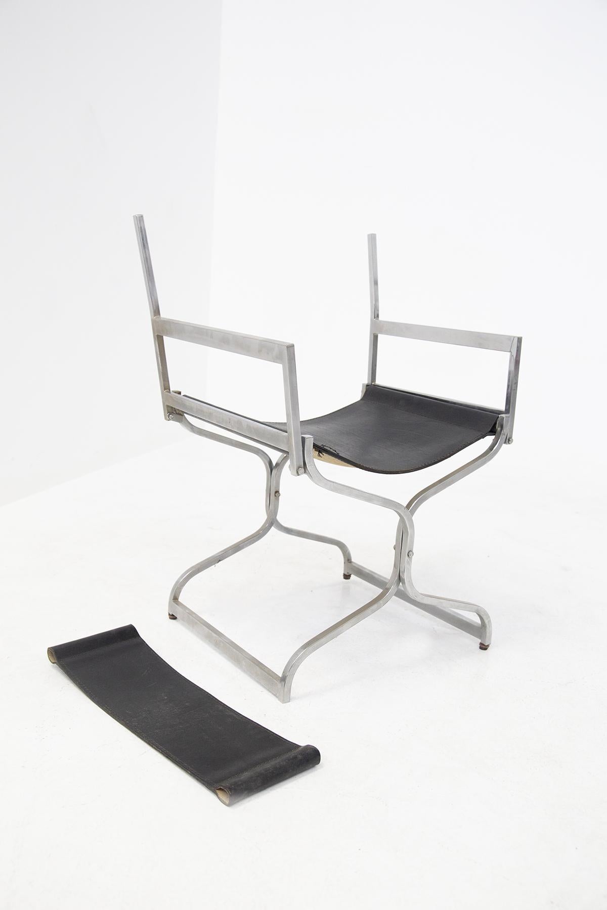 Luigi Caccia Dominioni Vintage Folding Chairs for Vips Residence Milano 1