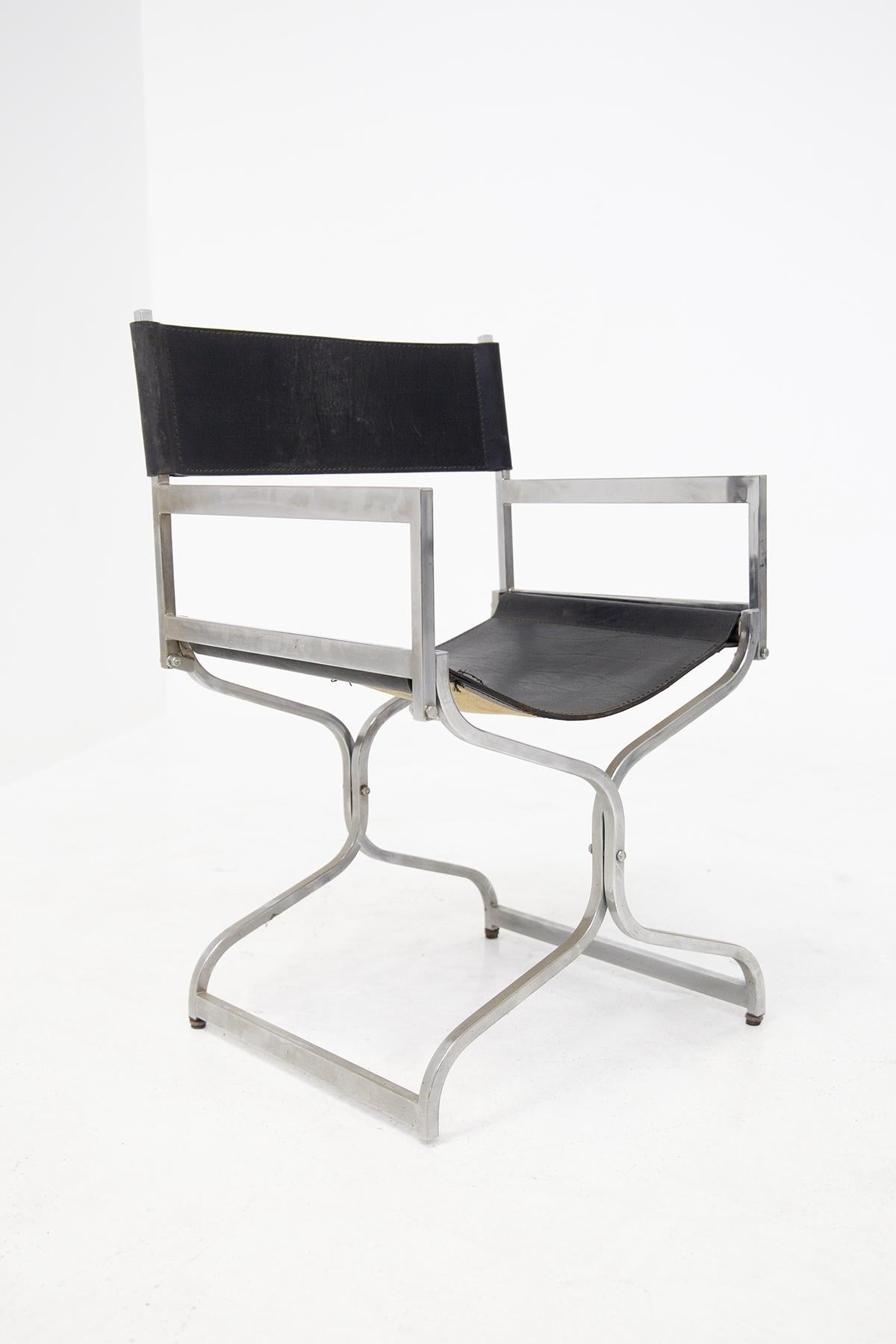 Luigi Caccia Dominioni Vintage Folding Chairs for Vips Residence Milano 3