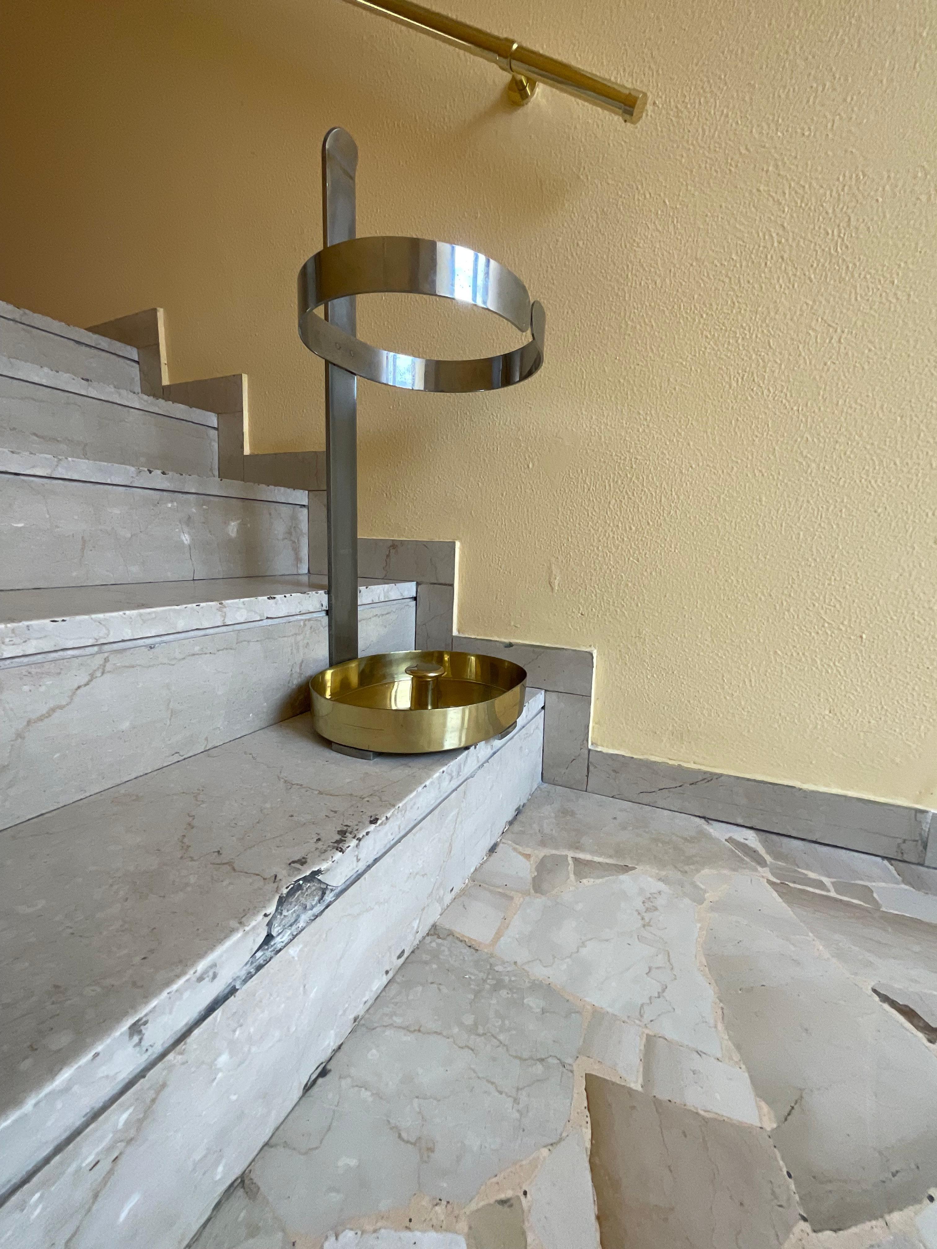 Modern Luigi CACCIA DOMINIONI - ZANOTTA - 1970s umbrella stand - Made in italy For Sale