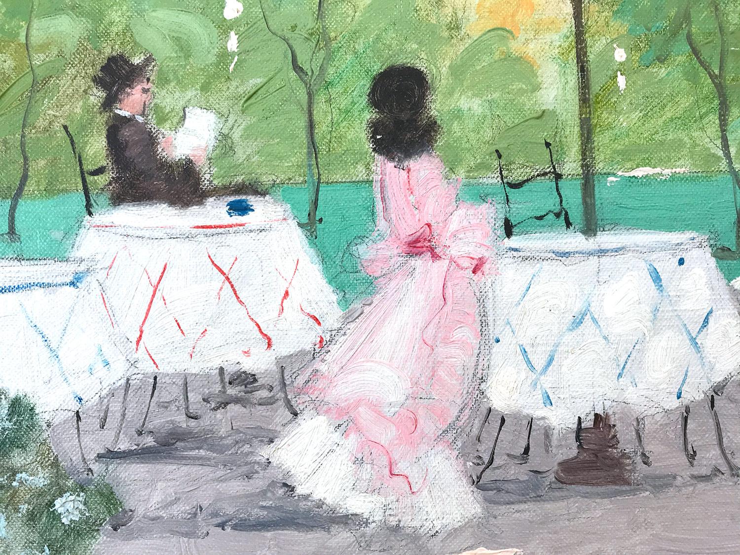 cafe scene painting