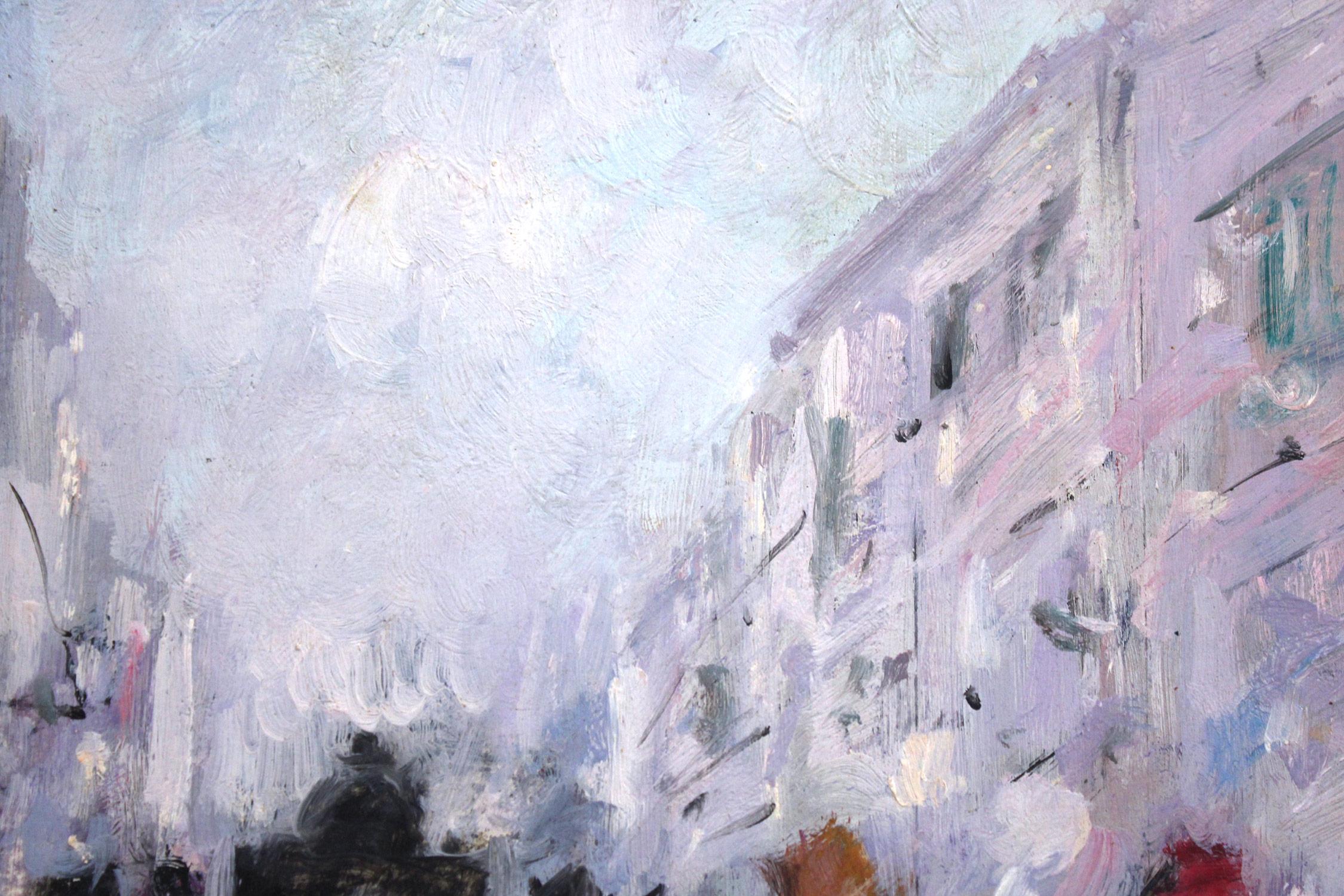 Parisian Street Scene with Figures 3