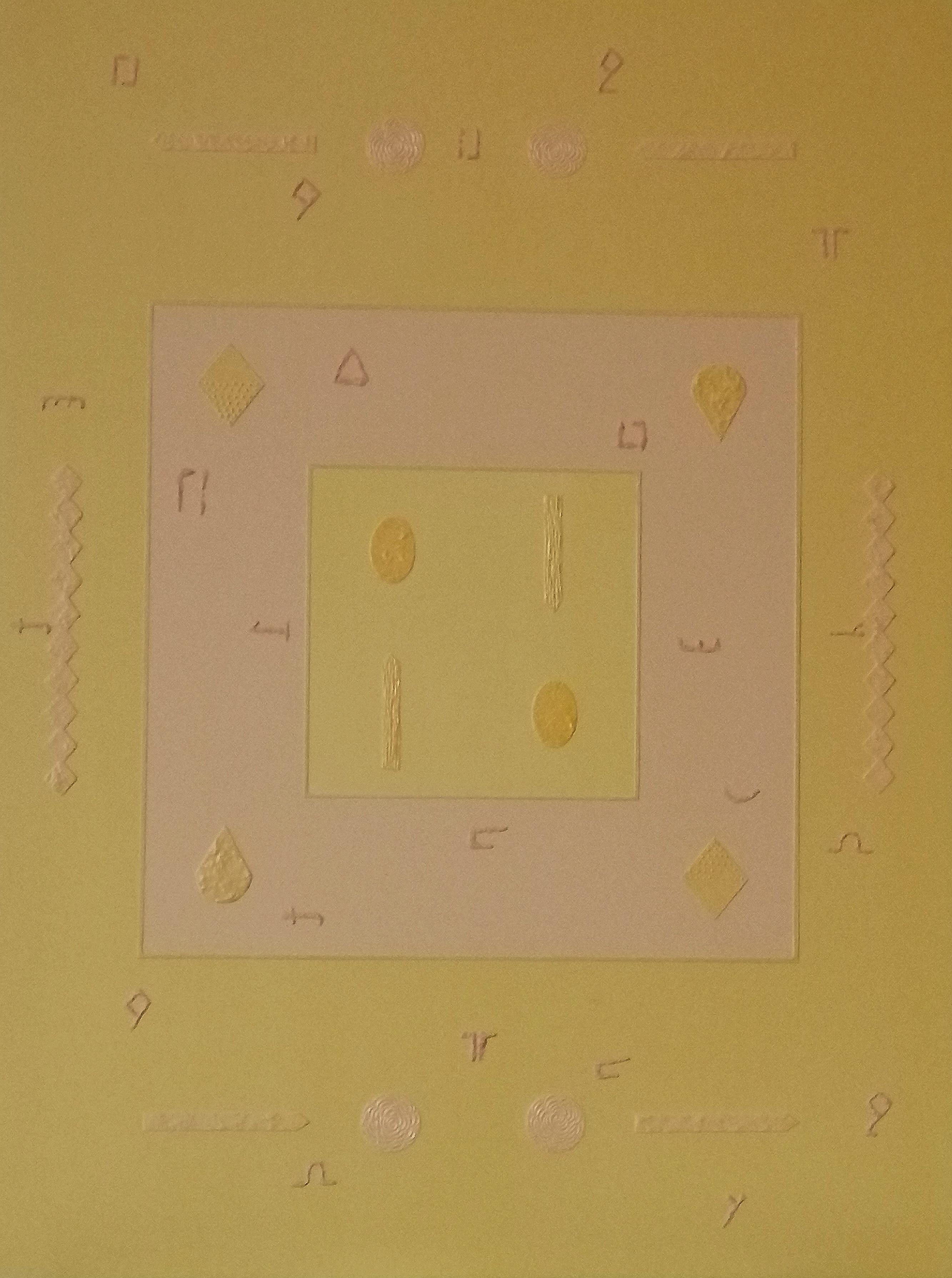 Antiche form e nuovi segnali n. 1531 - Mixed Media Art de Luigi Cei