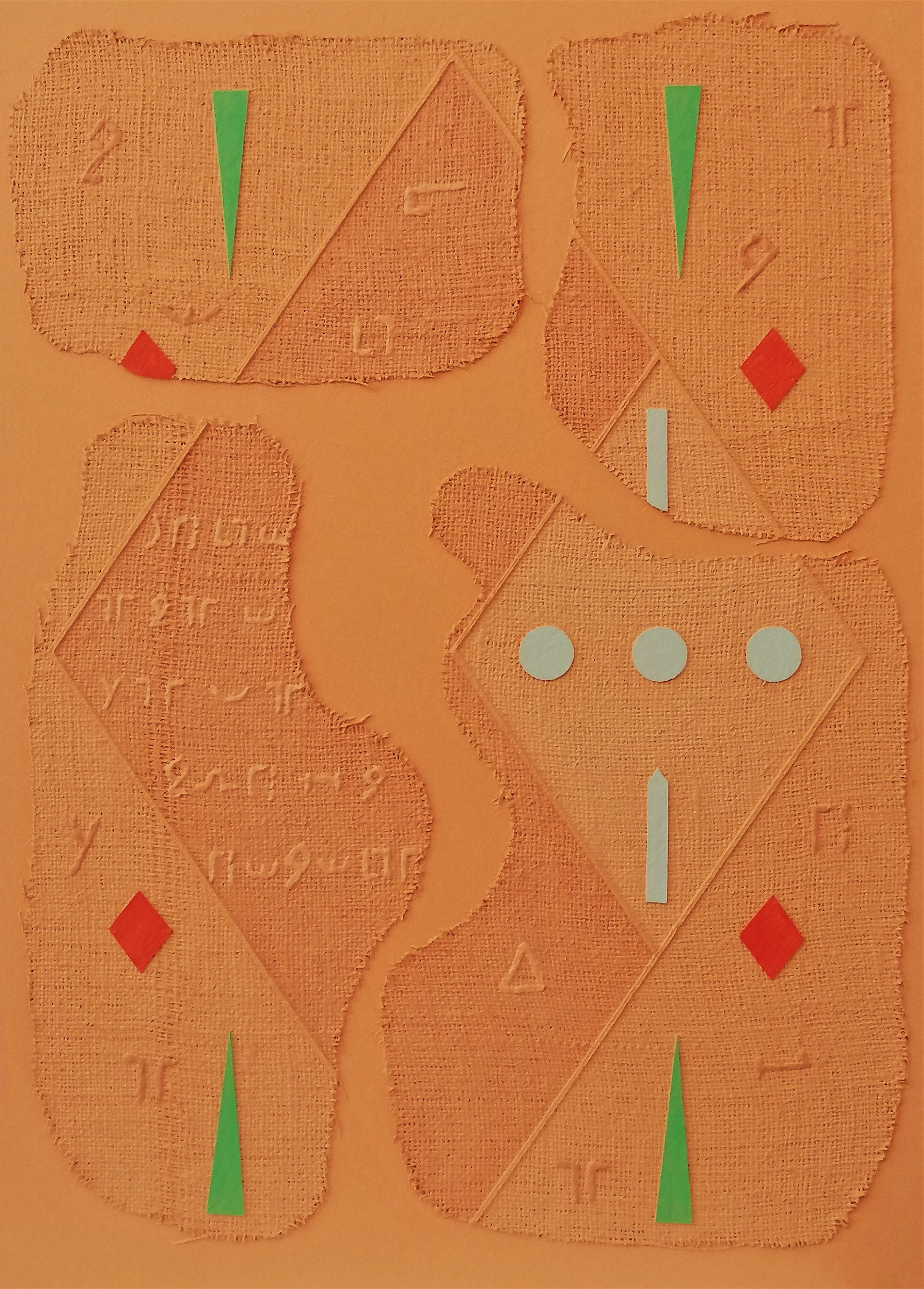 Antiche form e nuovi segnali n. 1577 - Mixed Media Art de Luigi Cei