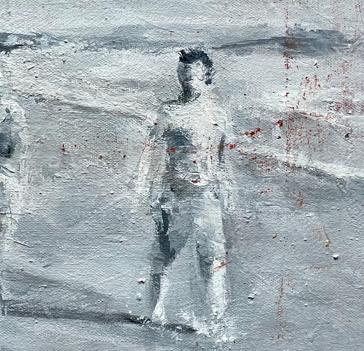 Al Stute. Aus der Serie Beaches (Moderne), Painting, von Luigi Christopher Veggetti