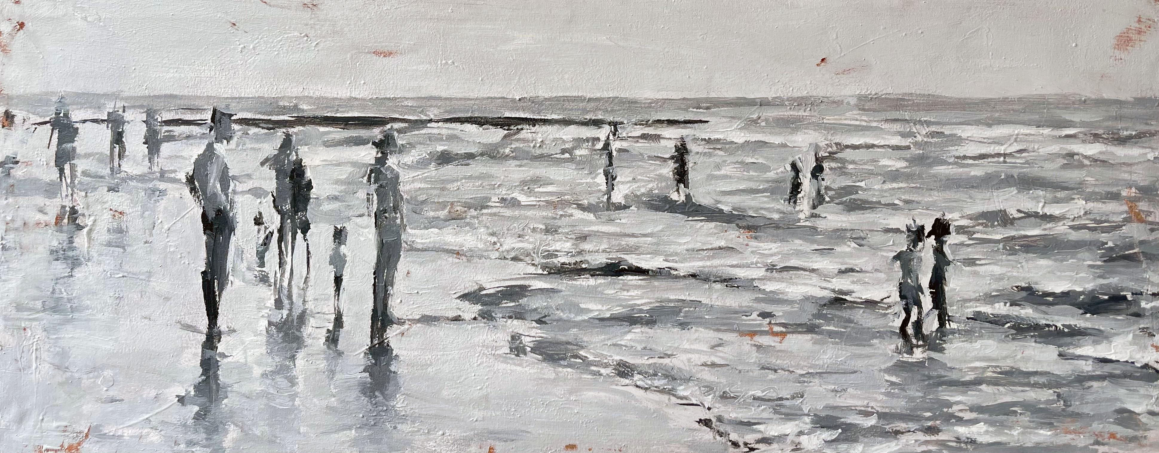 Luigi Christopher Veggetti Landscape Painting - ESTATE #2. From the Beaches series