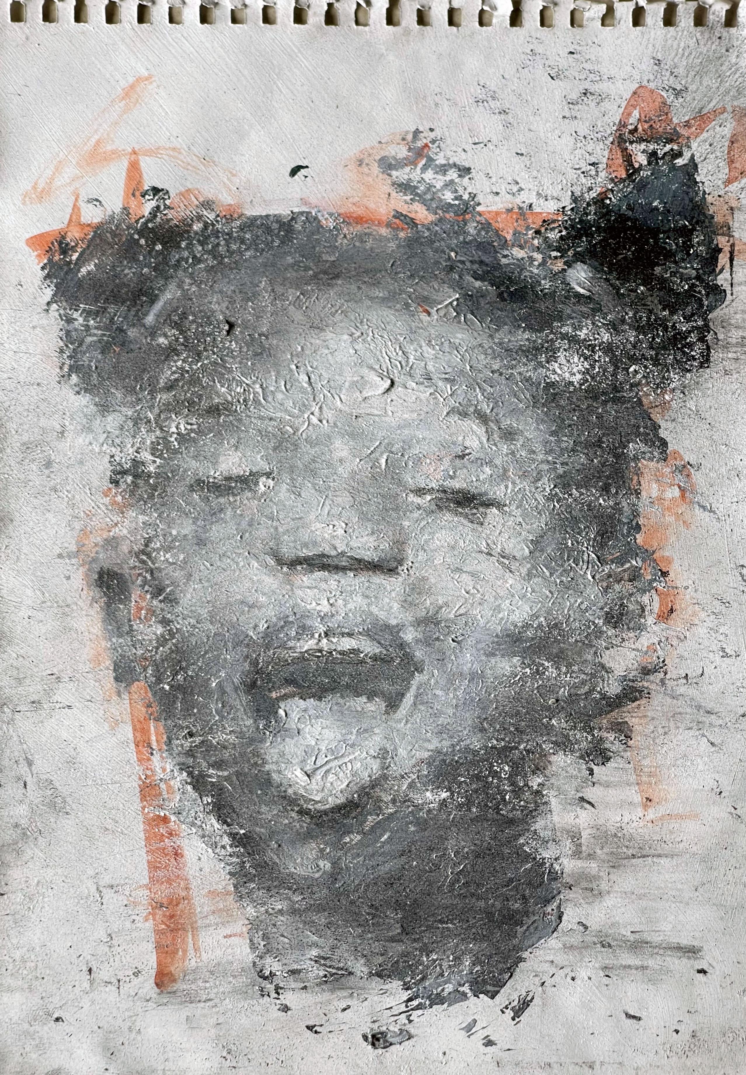 Ritratto #13 e #2, dittico. Dalla serie Ritratti - Painting Moderno di Luigi Christopher Veggetti