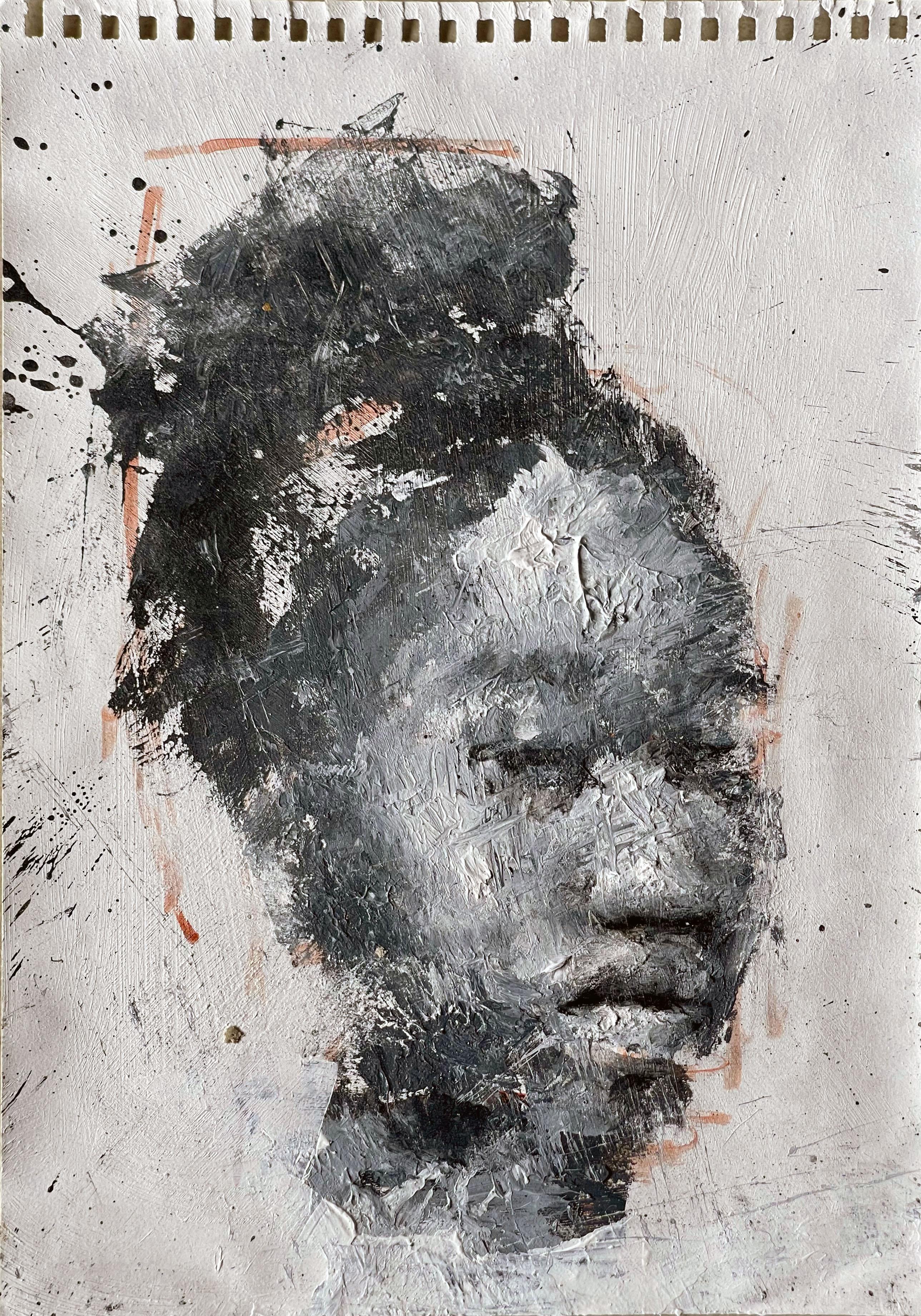 Ritratto #13 e #3, dittico. Dalla serie Ritratti - Painting di Luigi Christopher Veggetti