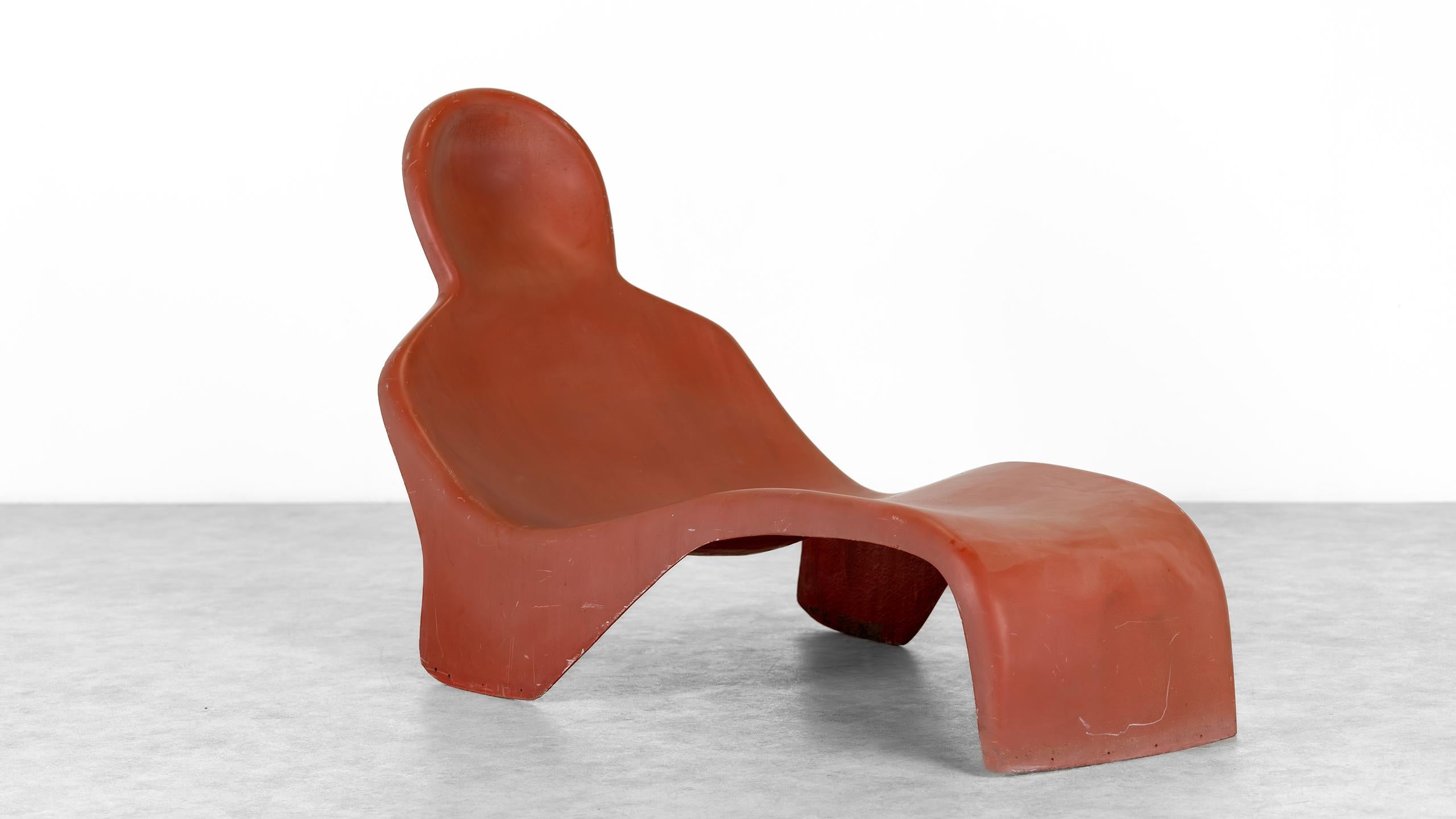 Luigi Colani Chaise Longue Anthropomorphe 1967 par Essmann Edition Allemagne Chaise en vente 6