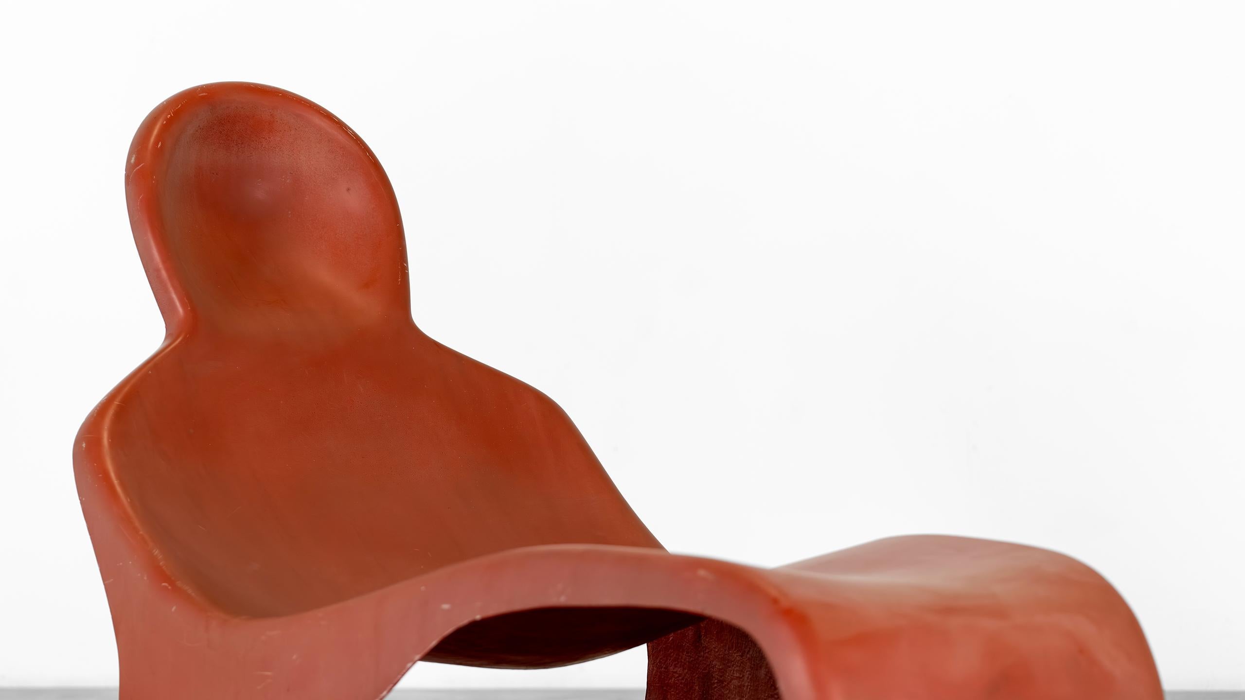 Luigi Colani Chaise Longue Anthropomorphe 1967 par Essmann Edition Allemagne Chaise en vente 7