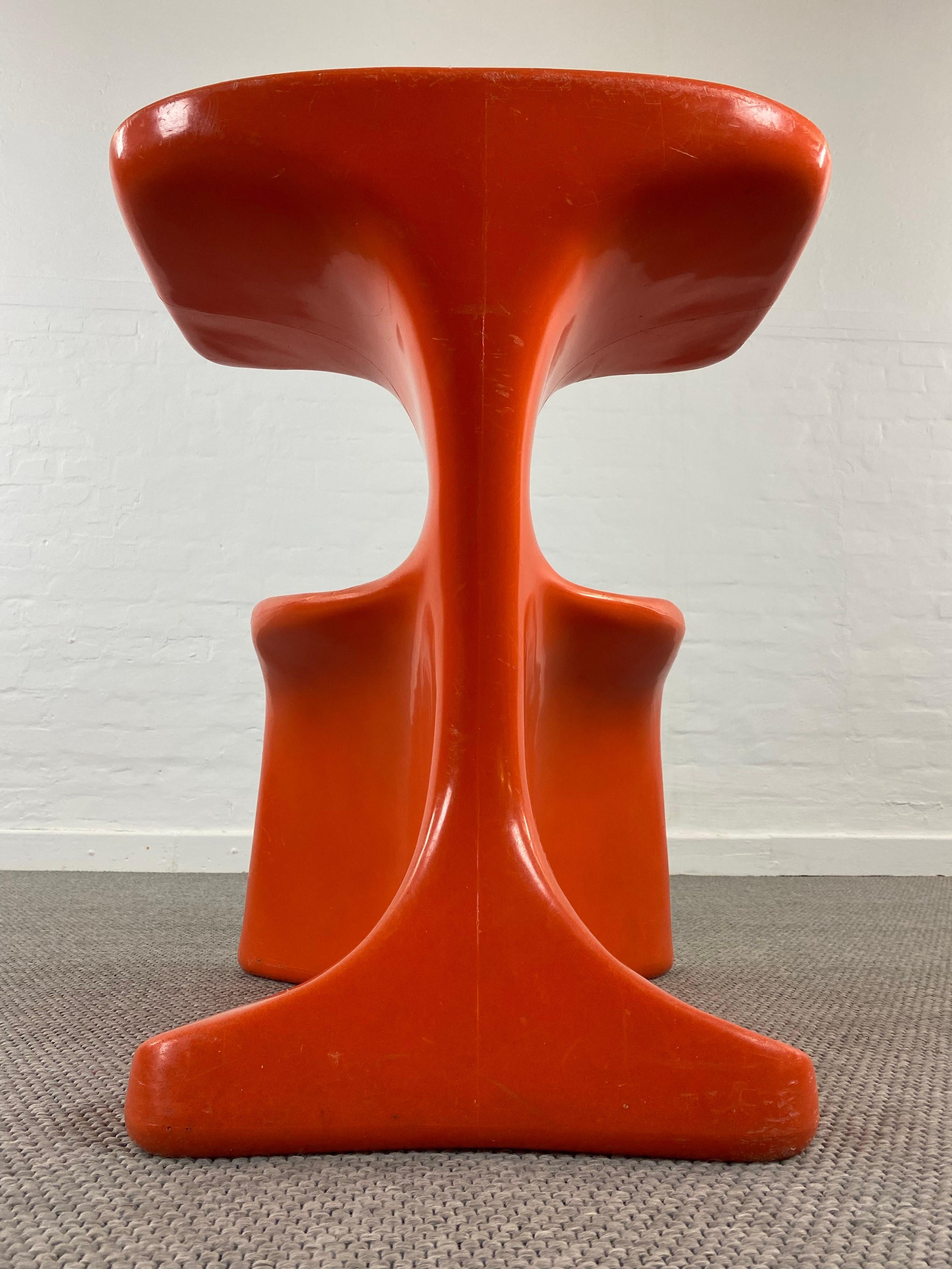 Luigi Colani  Sedia scultorea in plastica Big AGE 70s Der Colani in vendita 9