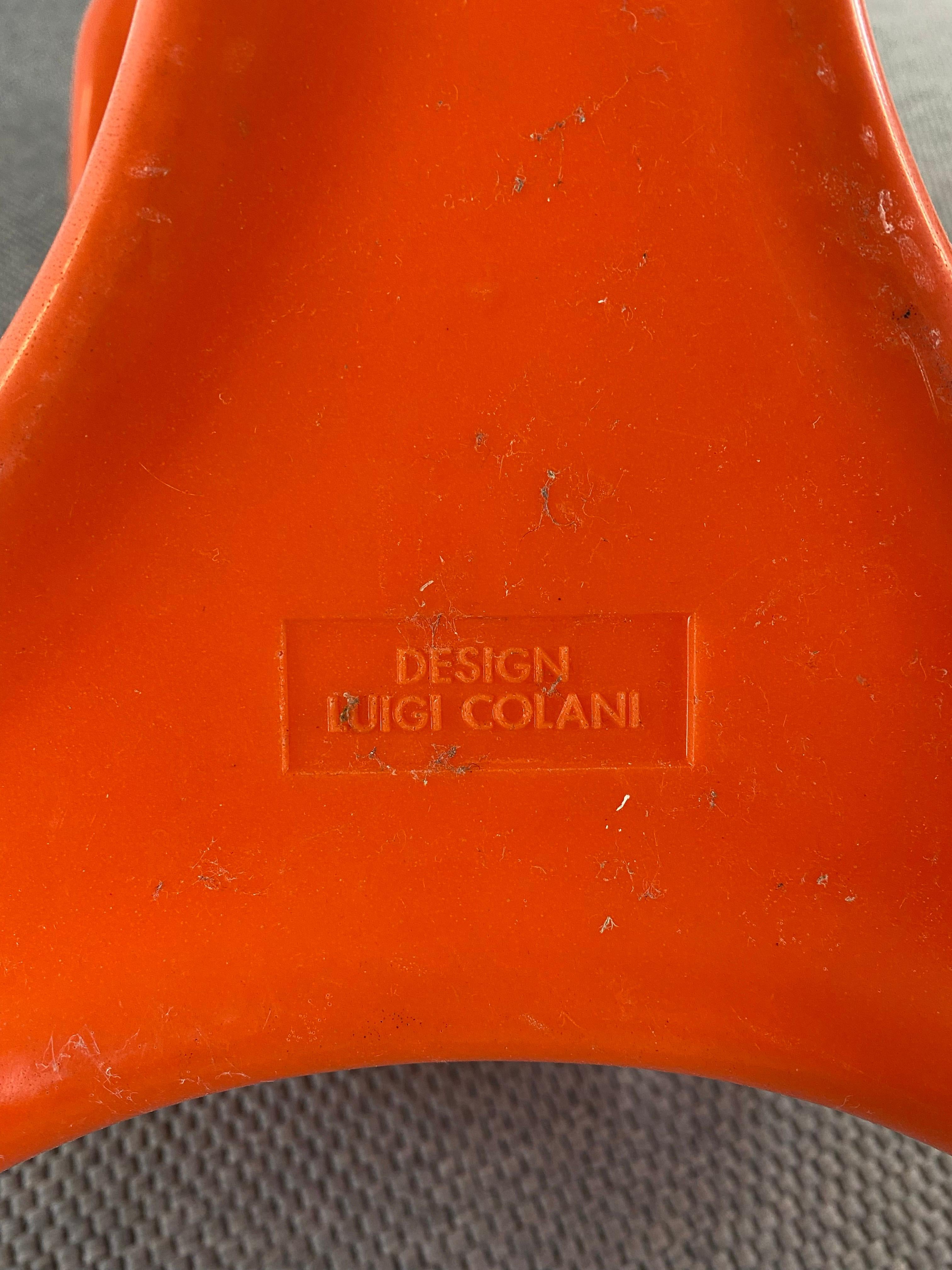 Stampato Luigi Colani  Sedia scultorea in plastica Big AGE 70s Der Colani in vendita