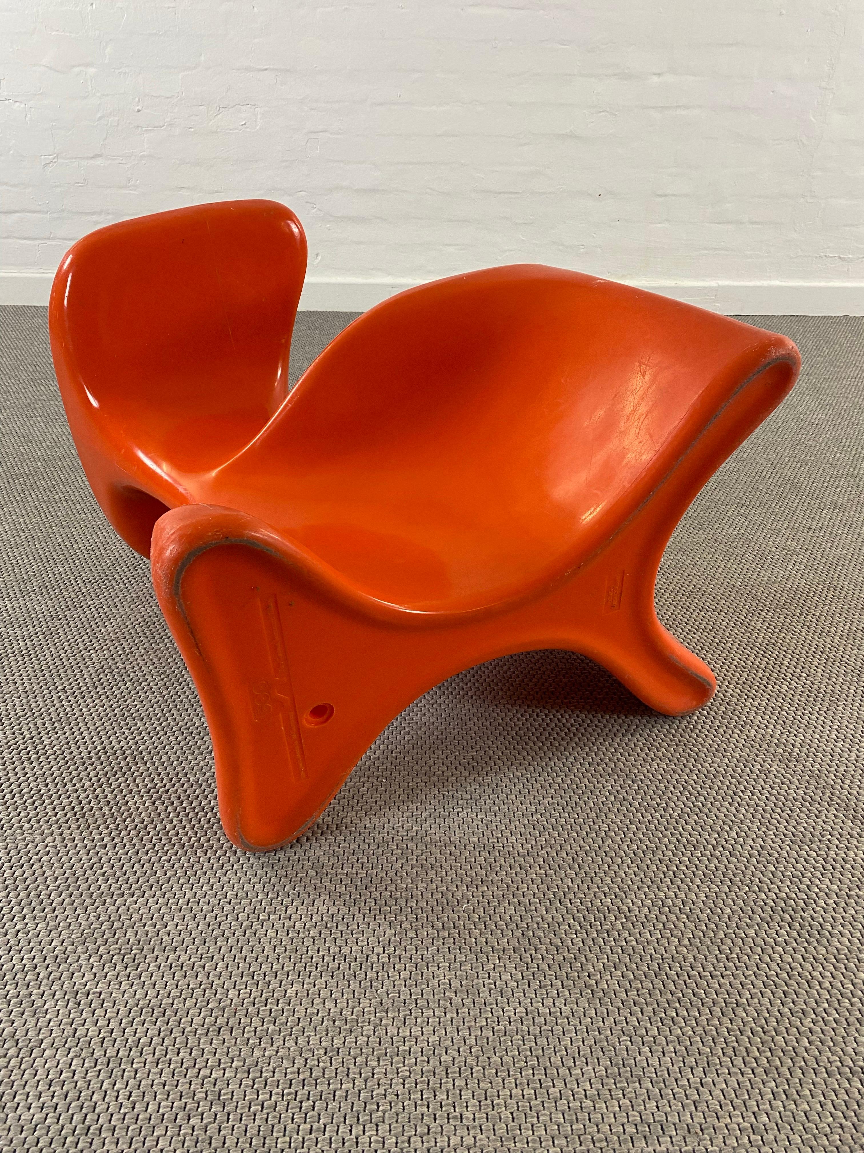 Luigi Colani  Sedia scultorea in plastica Big AGE 70s Der Colani In condizioni buone in vendita a Halle, DE