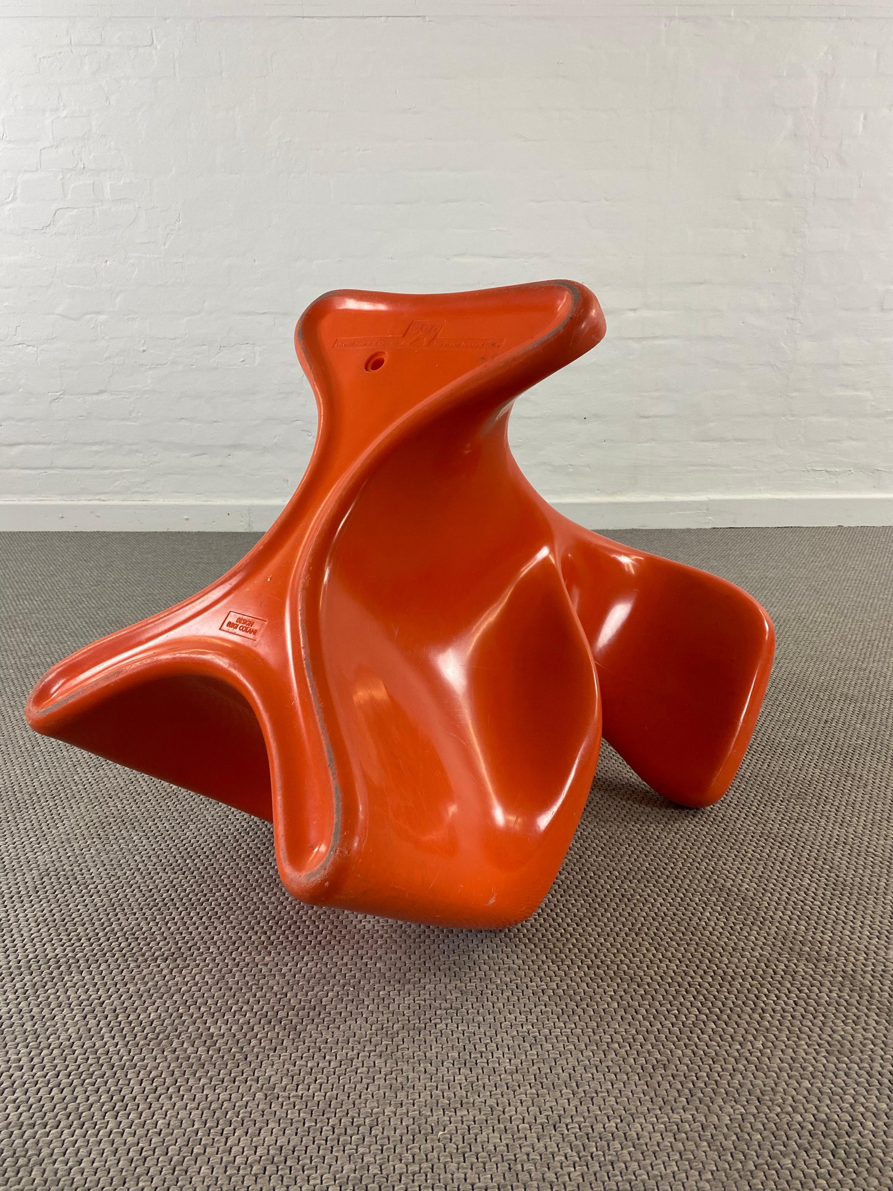 Fine XX secolo Luigi Colani  Sedia scultorea in plastica Big AGE 70s Der Colani in vendita