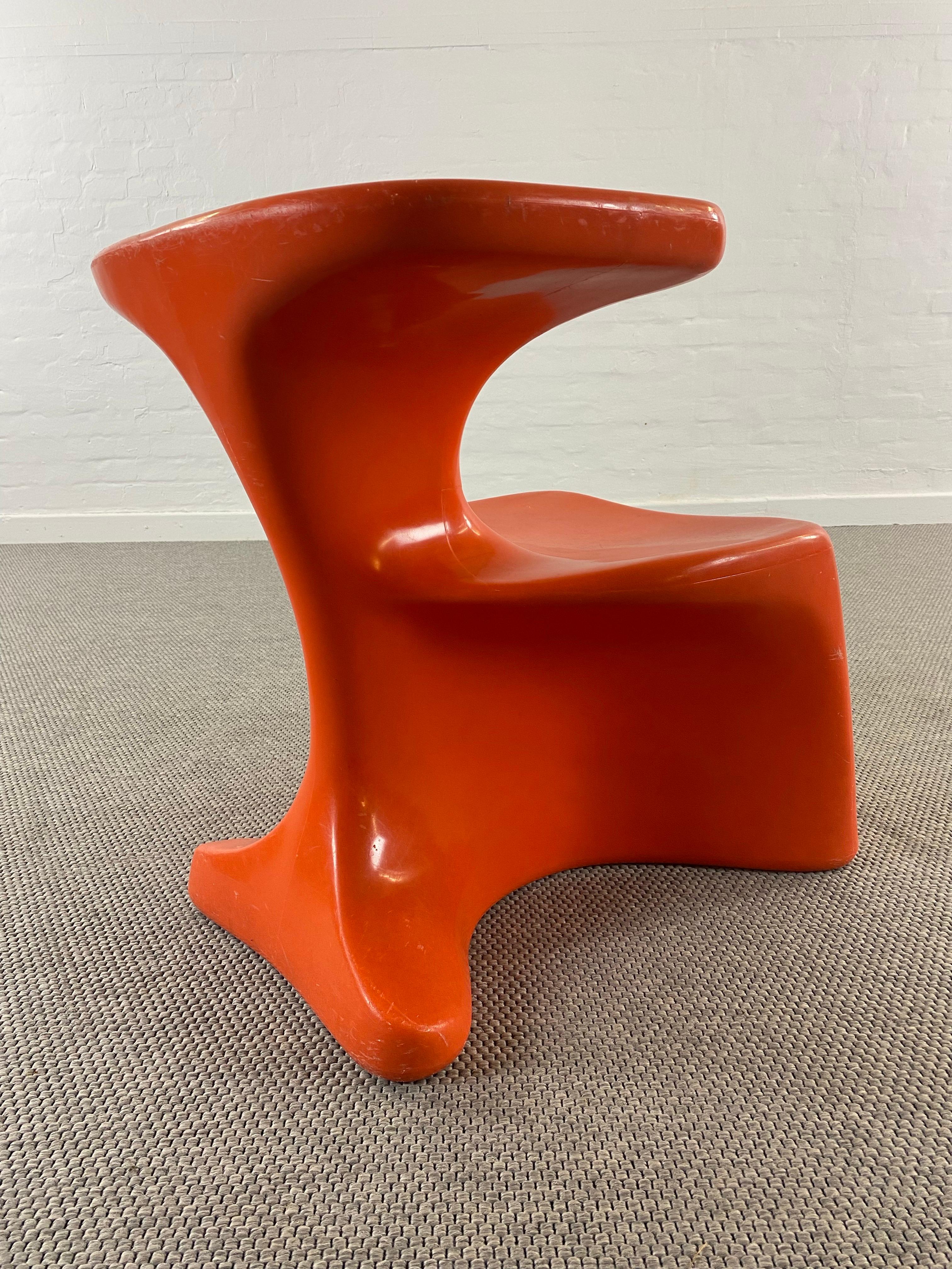 Luigi Colani  Sedia scultorea in plastica Big AGE 70s Der Colani in vendita 1