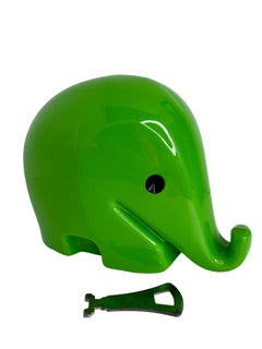 Luigi Colani Drumbo Green Elephant Money Bank for Dresdner Bank, années 1970