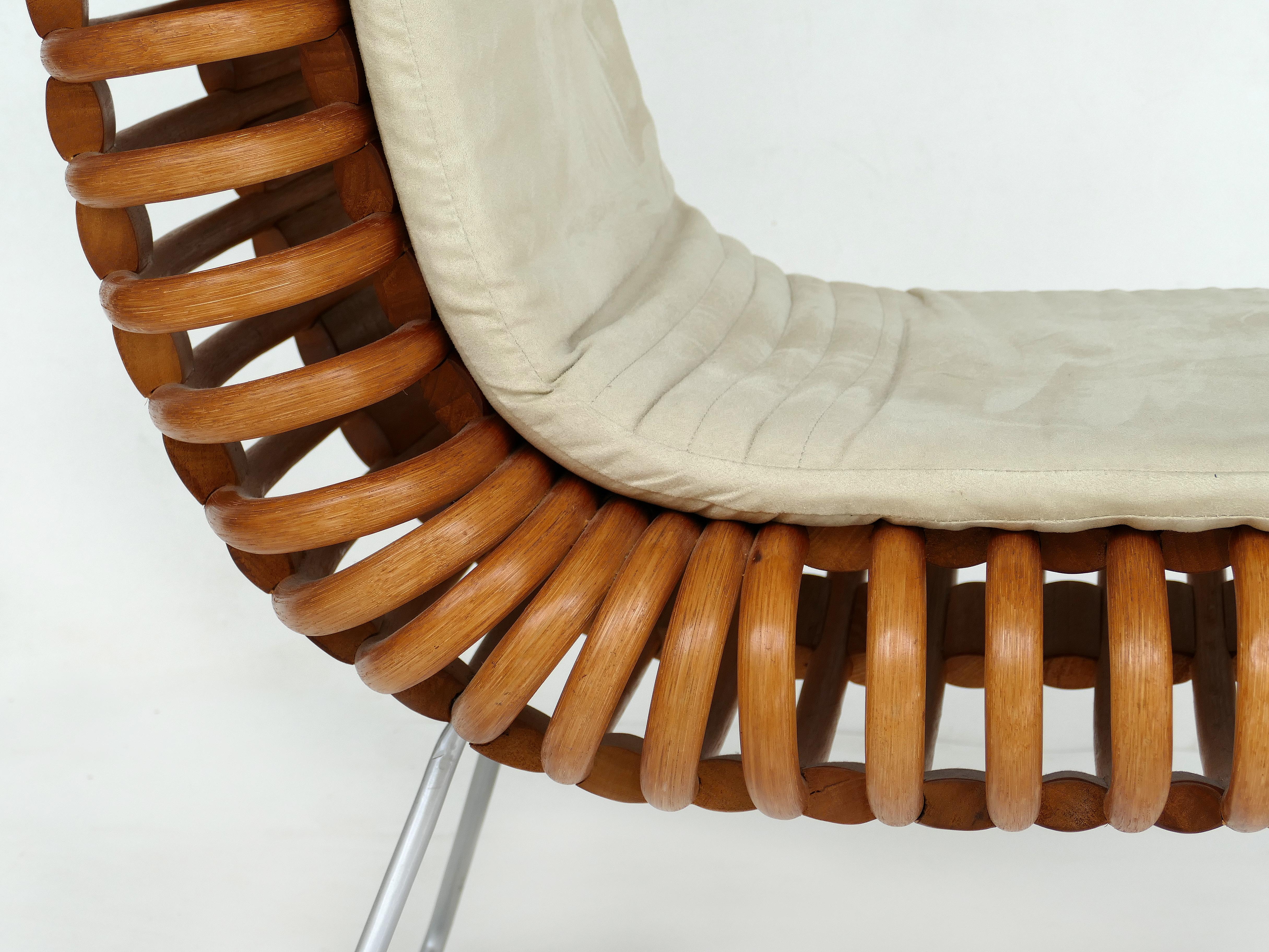 Luigi Colani for Aida Rattan Dining Table and Chair Set 8