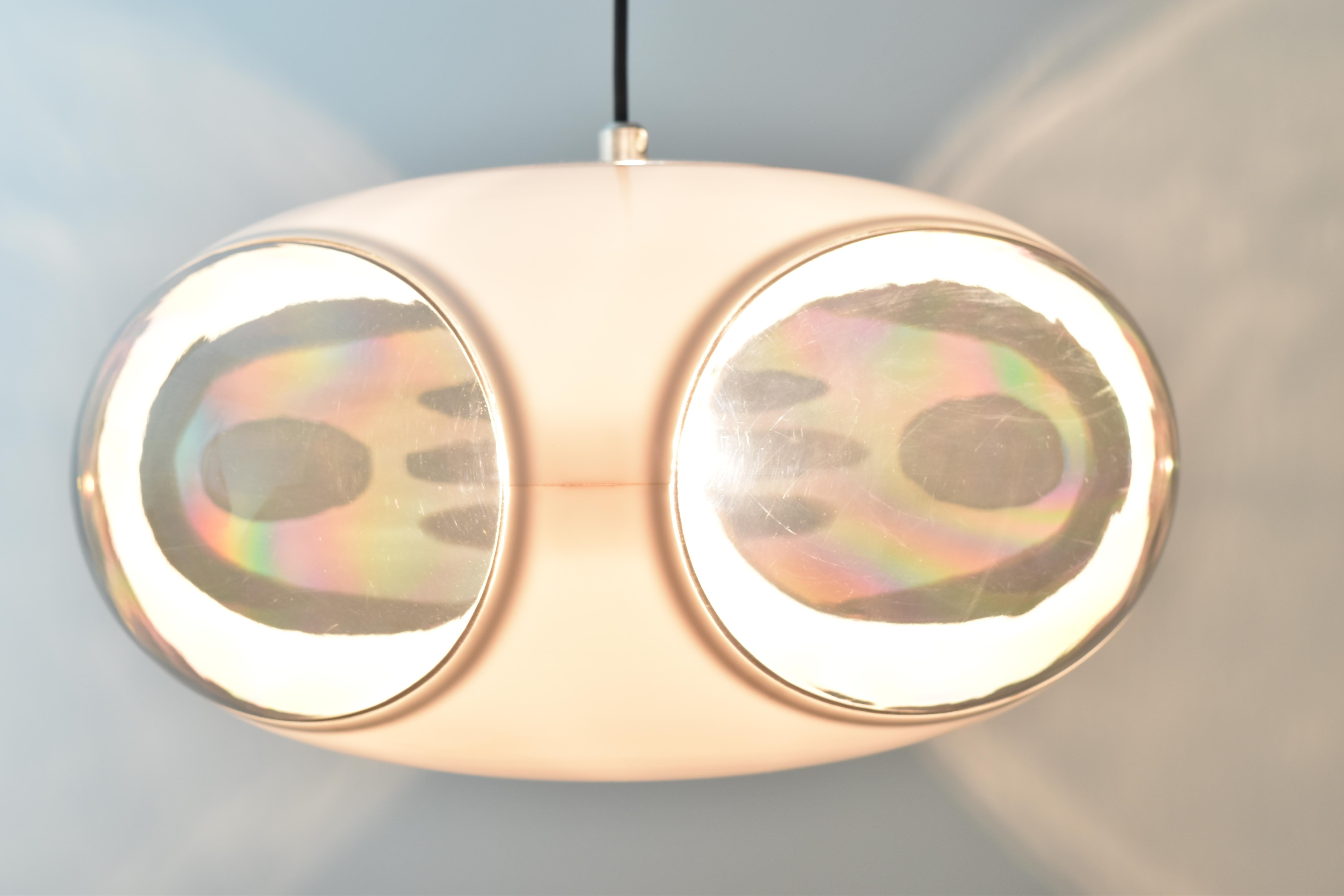 Belgian Luigi Colani for Massive Ufo Pendant Lamp Ceiling Suspension Light Space Age For Sale