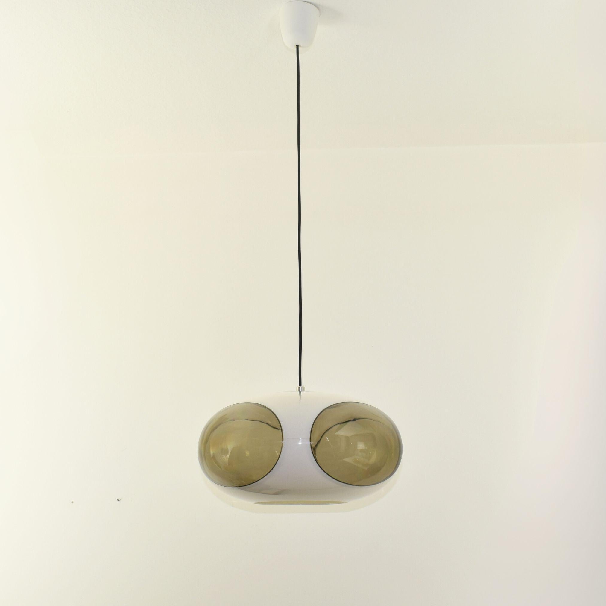 Luigi Colani for Massive Ufo Pendant Lamp Ceiling Suspension Light Space Age In Good Condition For Sale In Bad Säckingen, DE