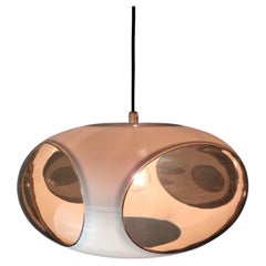 Lampe à suspension Ufo massive Luigi Colani pour Massive, Lampe de plafond, Époque spatiale