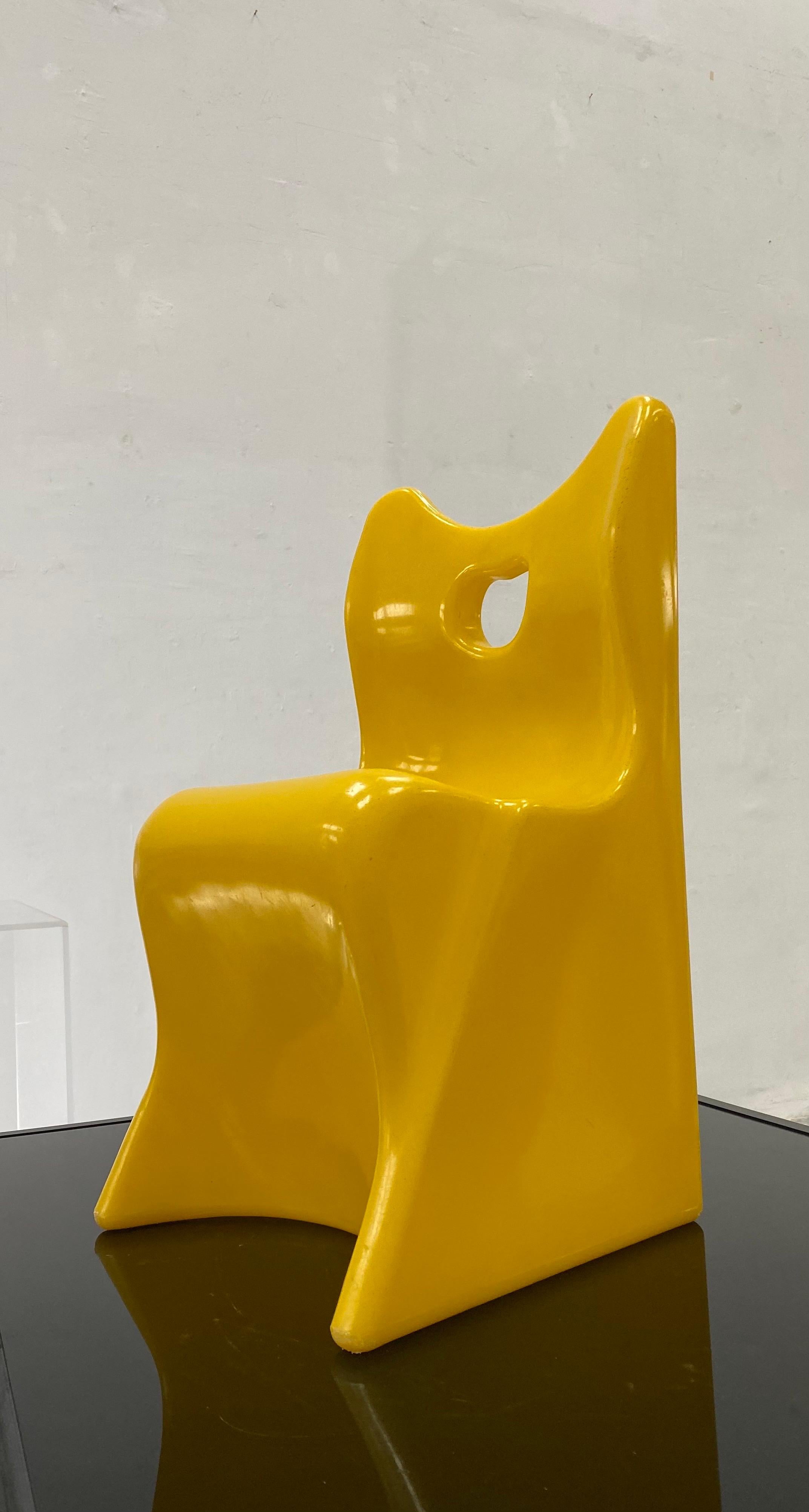 Luigi Colani  Space Age Plastic Children  Chair 1970s From Ringnor Germany For Sale 4