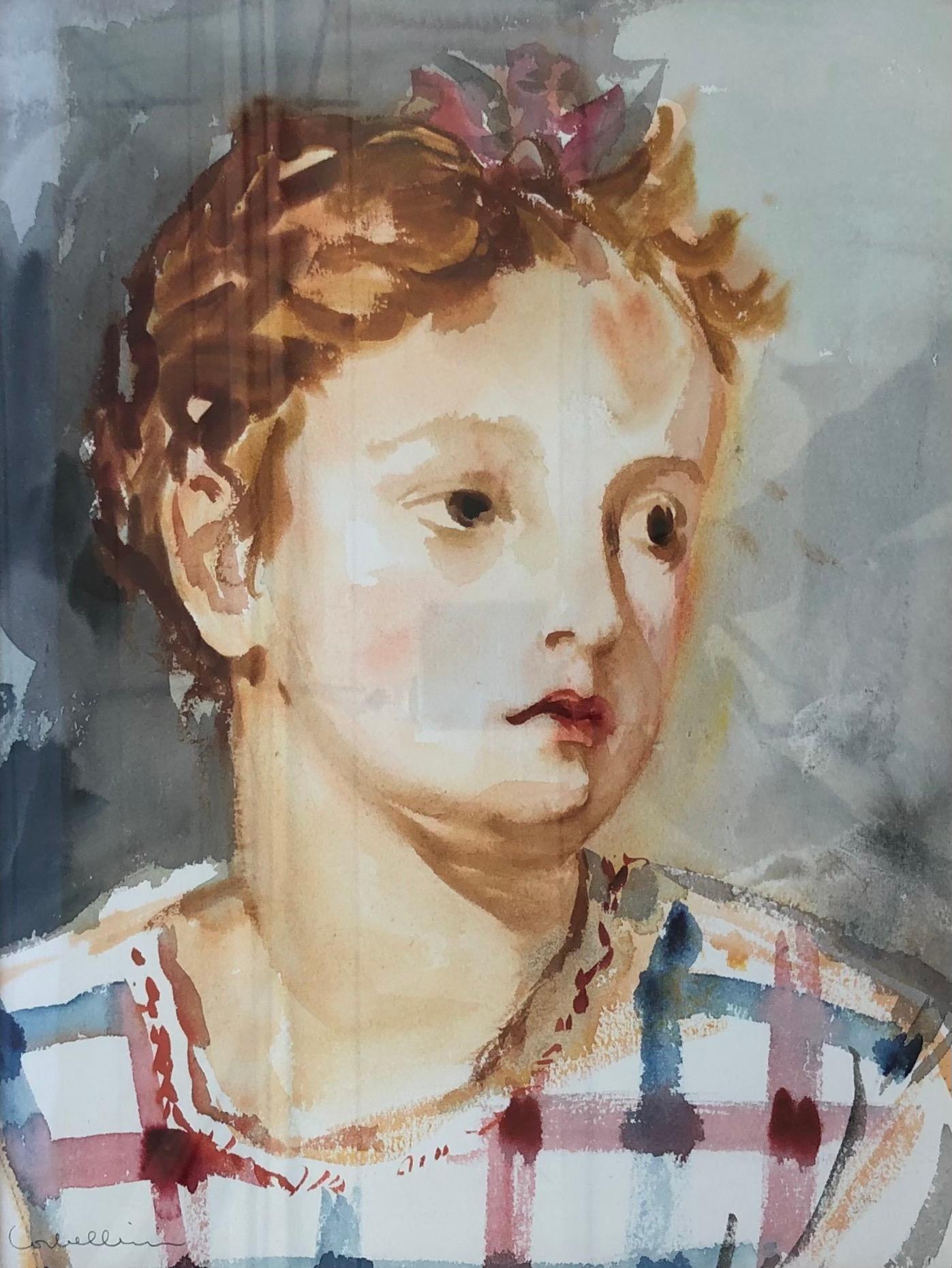 Portrait Painting Luigi Corbellini - Frédérica
