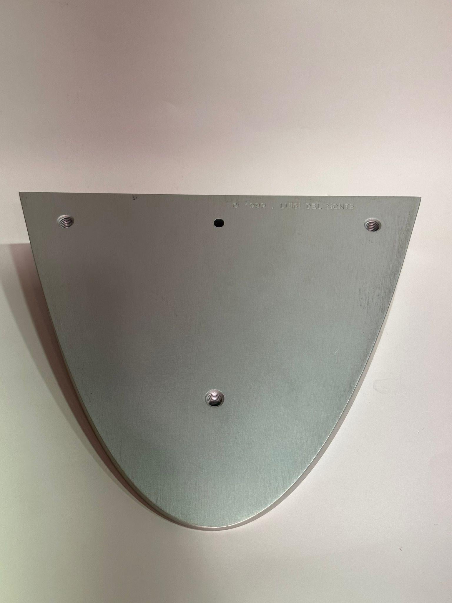 Moulage Lampe Hanukkah moderne en aluminium Luigi Del Monte en vente