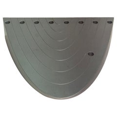 Luigi Del Monte Modern Aluminum Hanukkah Lamp