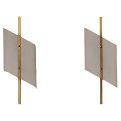 Luigi Fontana "4605/M" Sconces for Fontana Arte, 1950s, Set of 2
