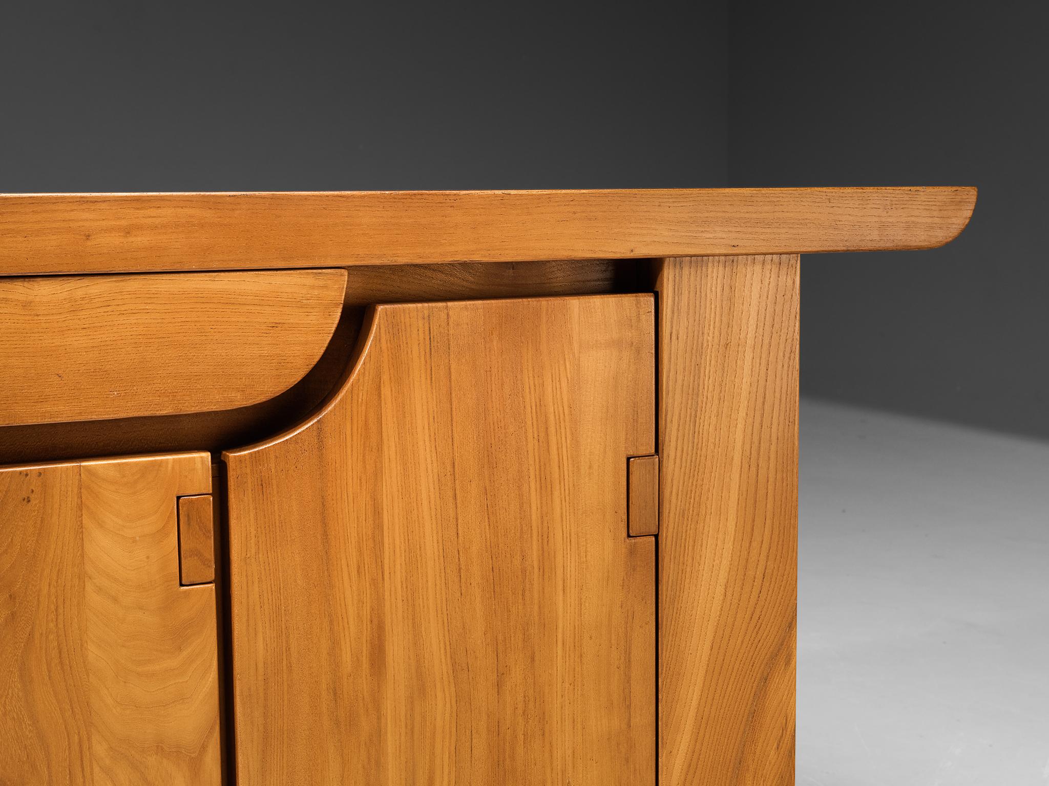 Luigi Gorgoni for Roche Bobois Sideboard in Solid Elm 4