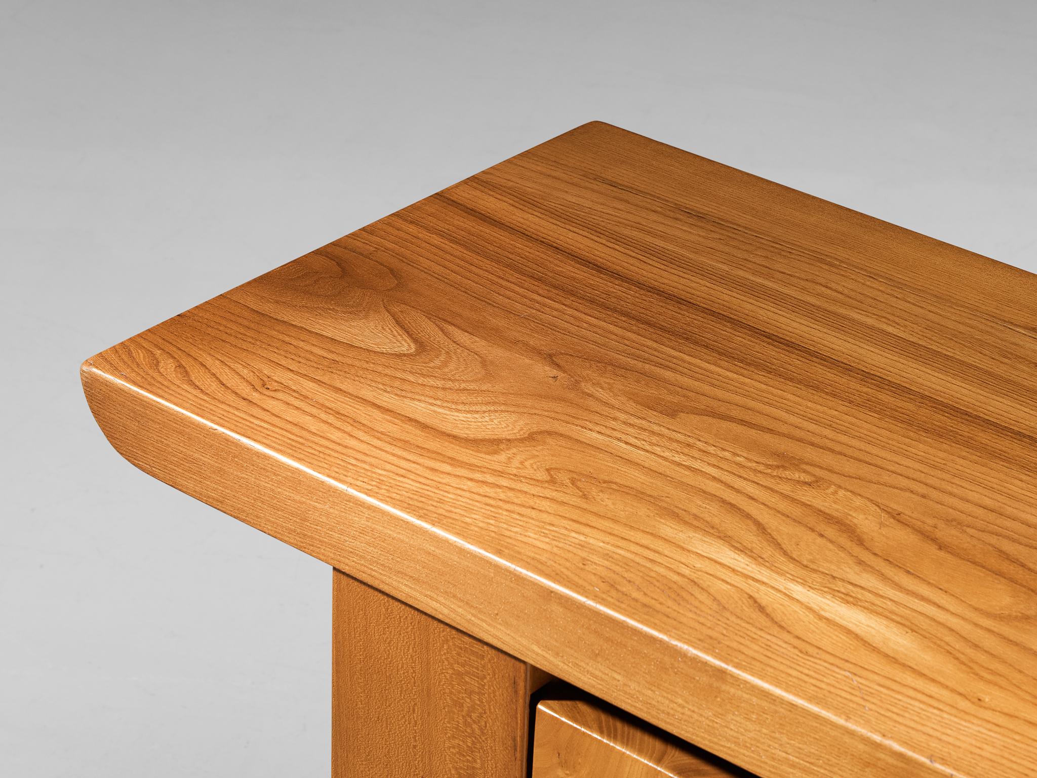 Late 20th Century Luigi Gorgoni for Roche Bobois Sideboard in Solid Elm