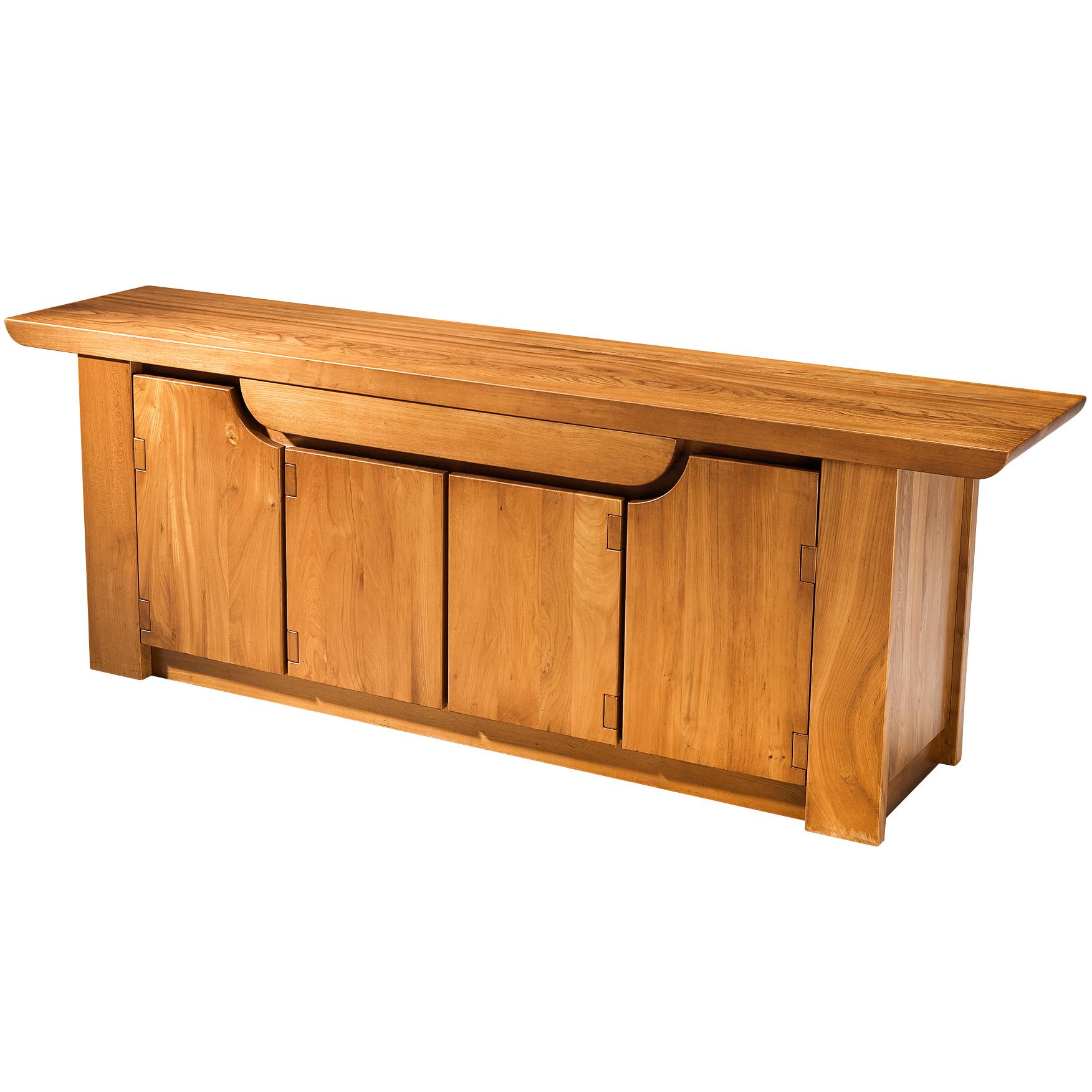 Credenza Luigi Gorgoni per Roche Bobois in olmo massiccio
