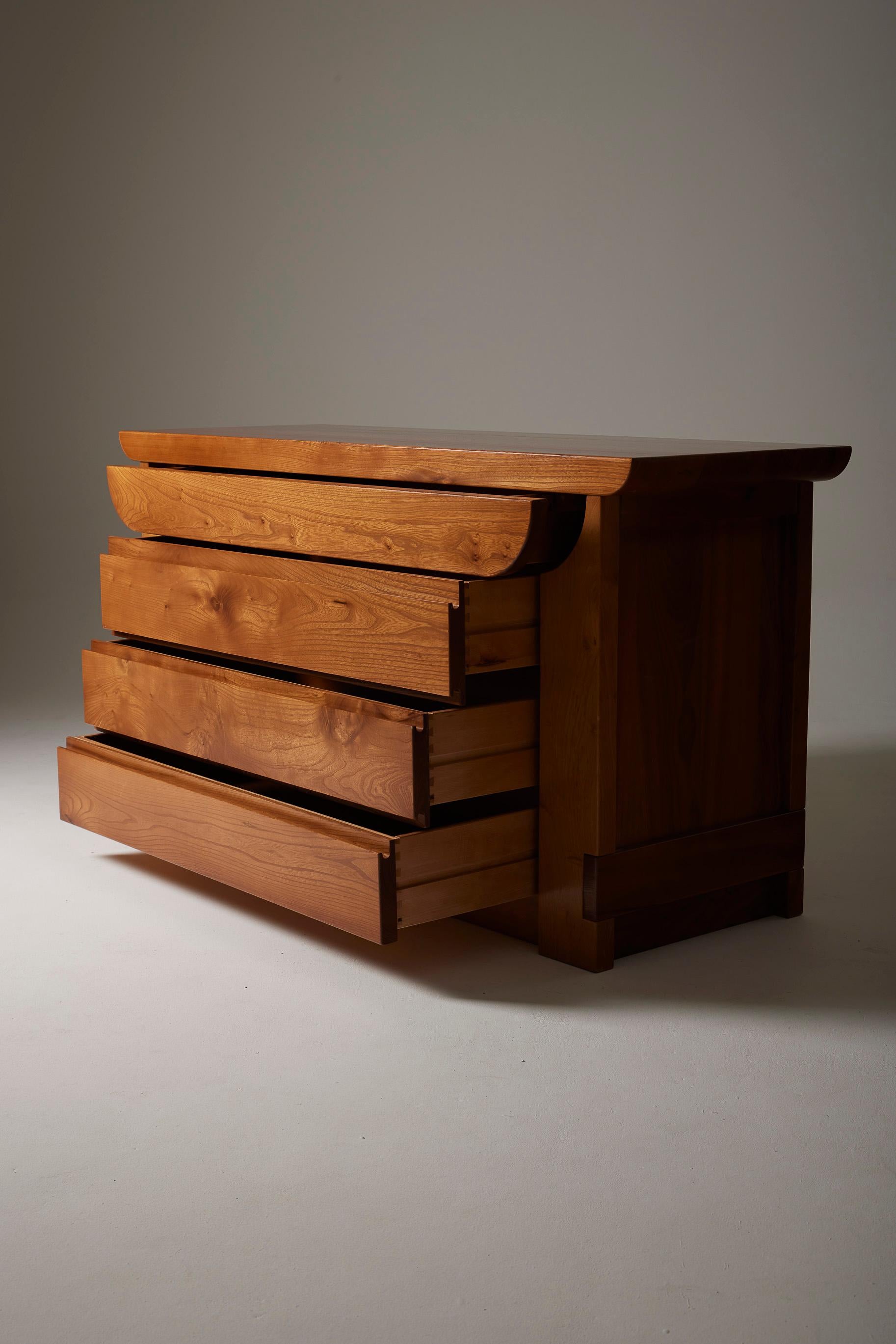 Luigi Gorgoni low sideboard In Excellent Condition In PARIS, FR
