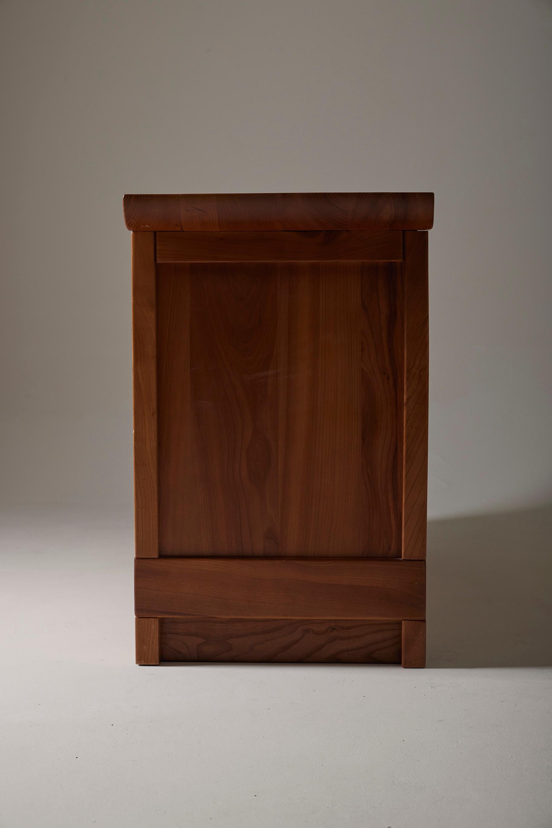 Elm Luigi Gorgoni low sideboard