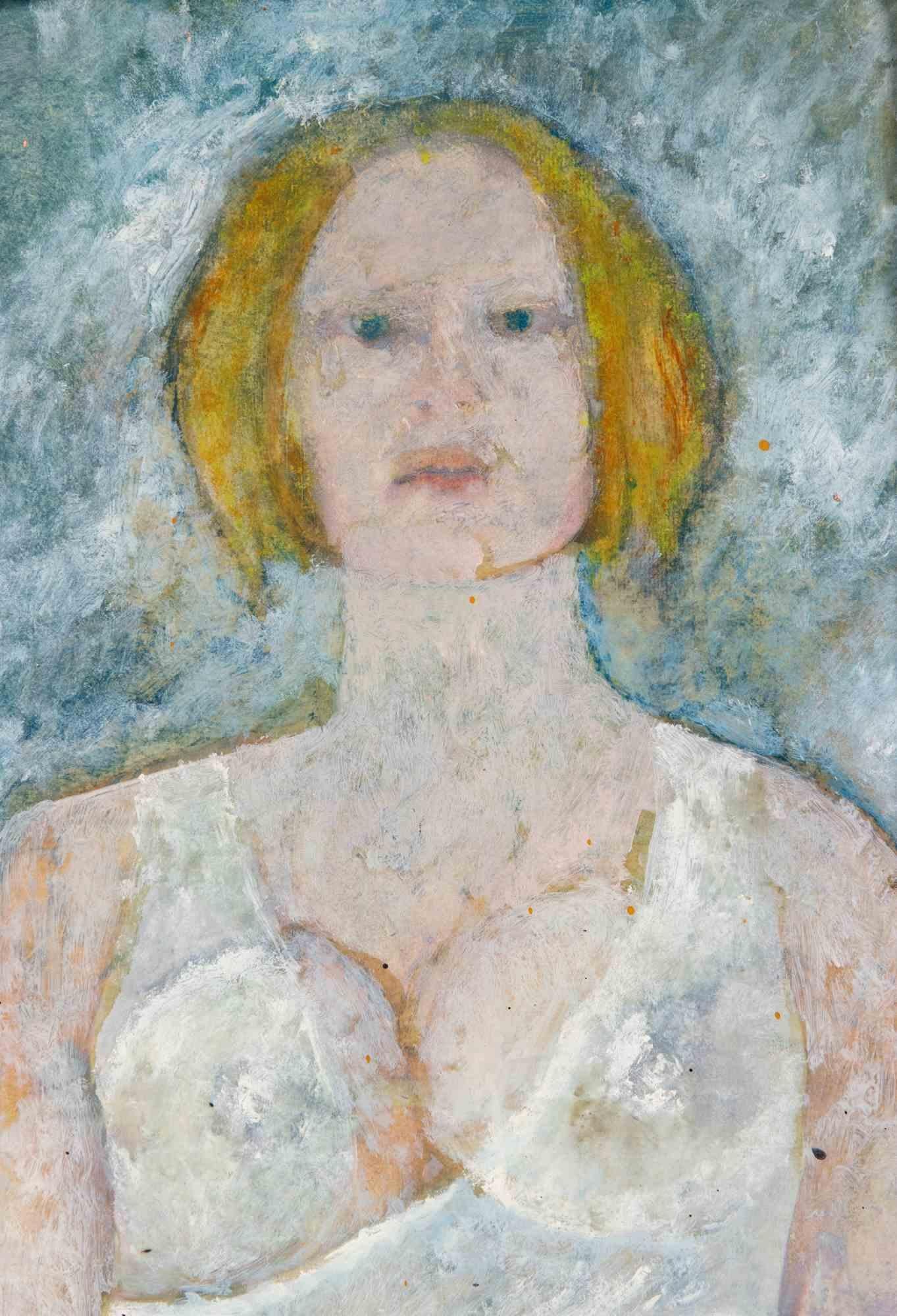 Der unvollendete Nervenkitzel des Lebens - Ölgemälde von Luigi Granetto - 1998 im Angebot 1