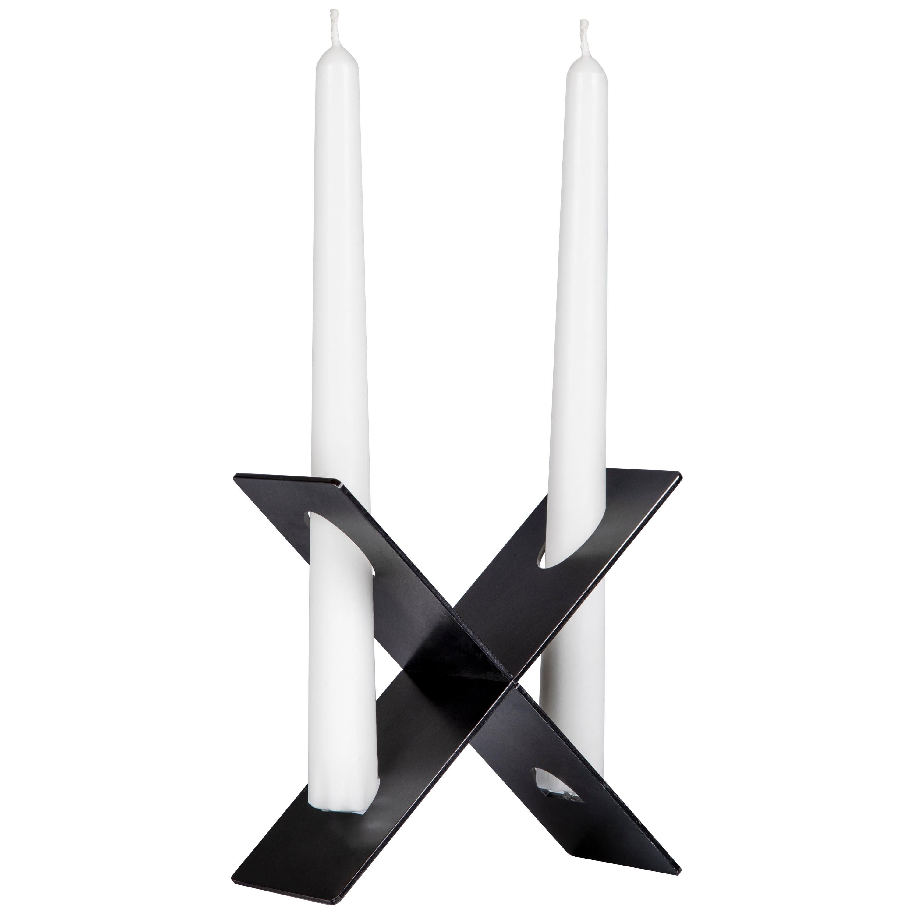 Luigi is a Removable Two-Arms Design Iron Candleholder im Angebot