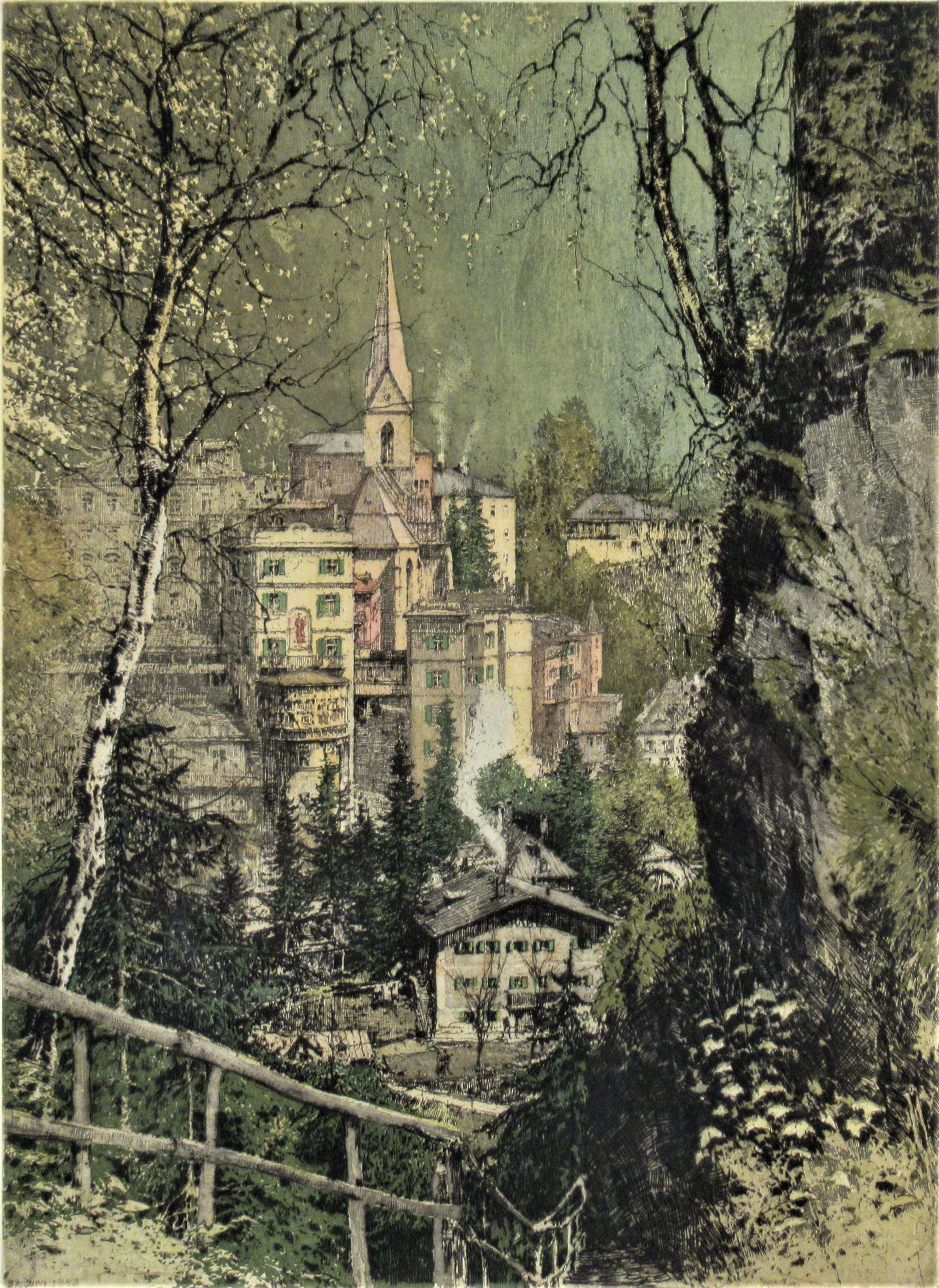 Bad Gastein, Austria - Print by Luigi Kasimir