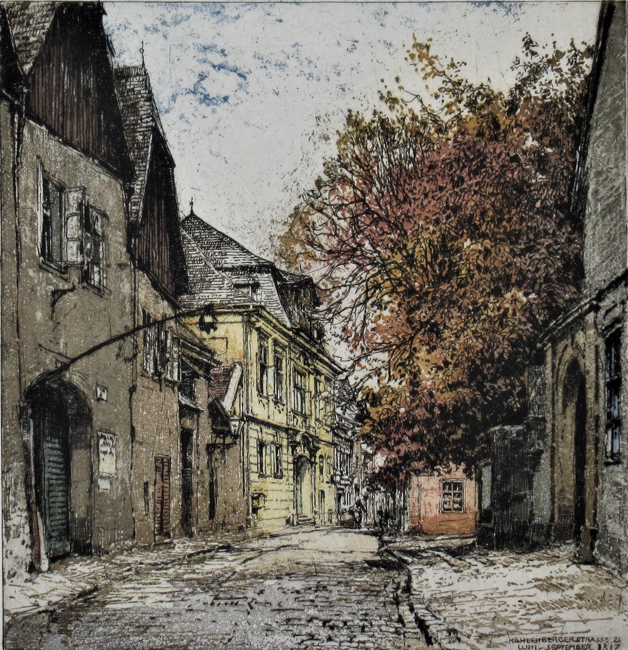 Beethoven's House, Vienna Austria - Print by Luigi Kasimir