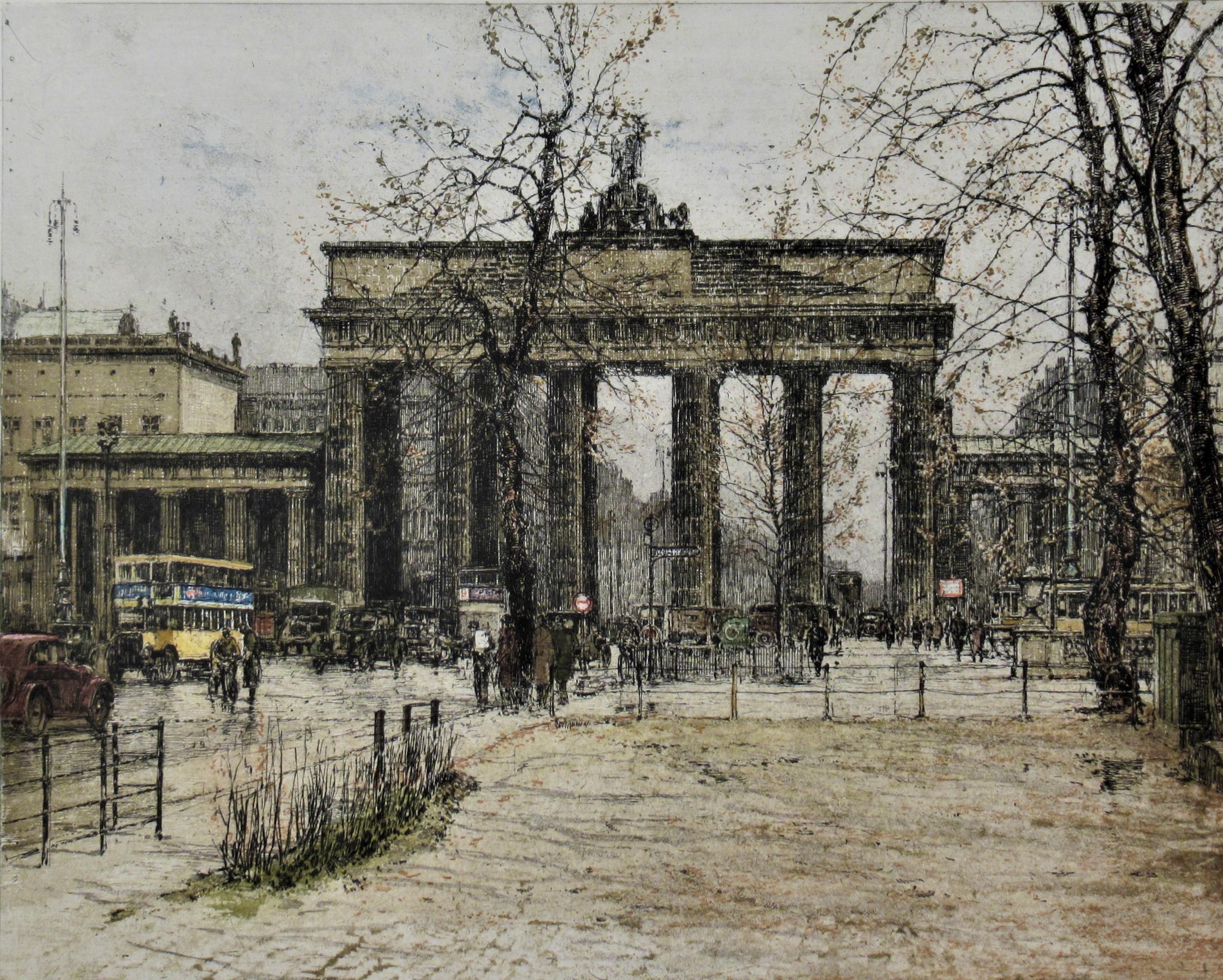 Berlin, Brandenburger Tor, Deutschland – Print von Luigi Kasimir