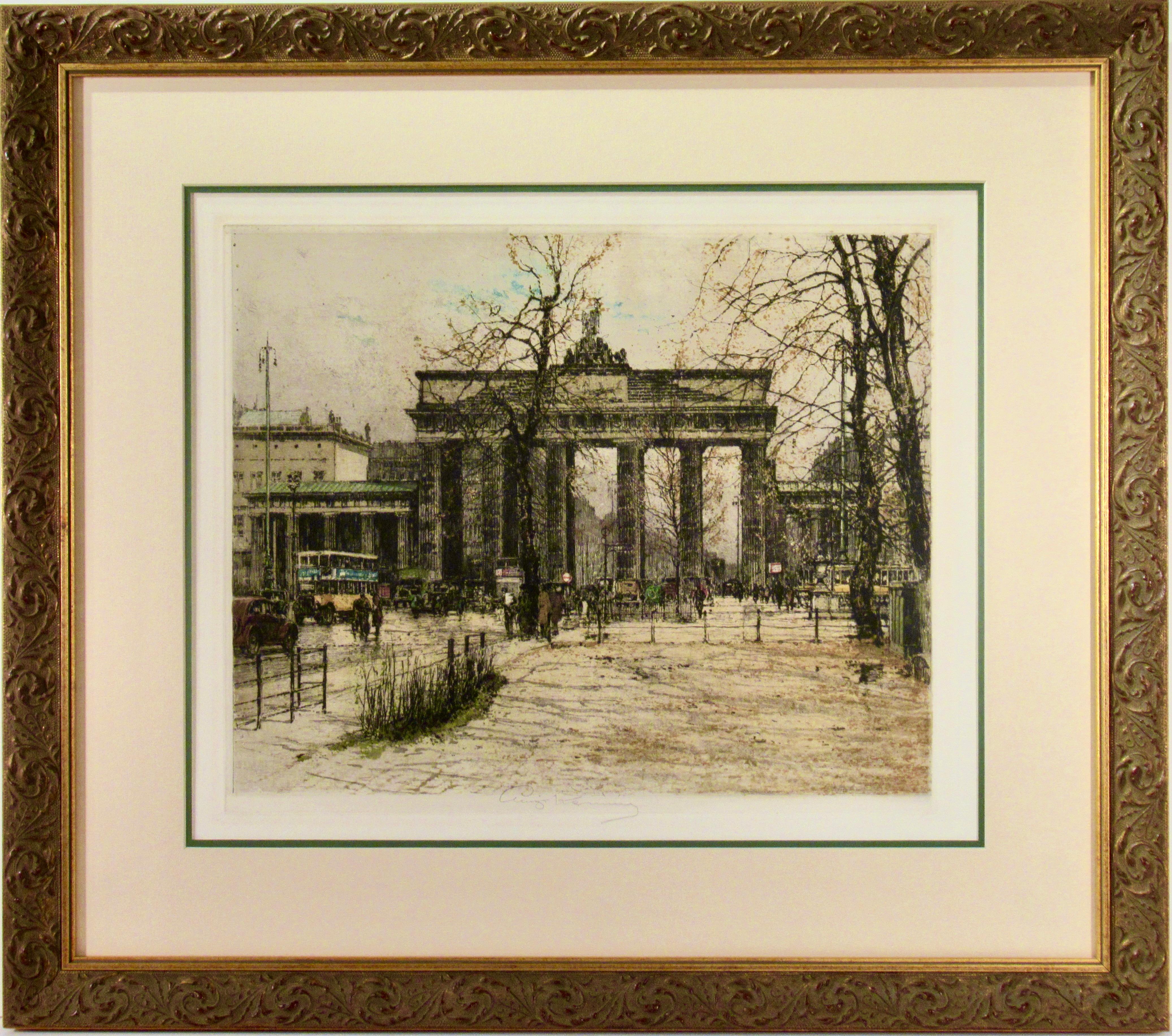 Brandenburger Tor, Berlin (Brandenburg Gate, Berlin) - Print by Luigi Kasimir
