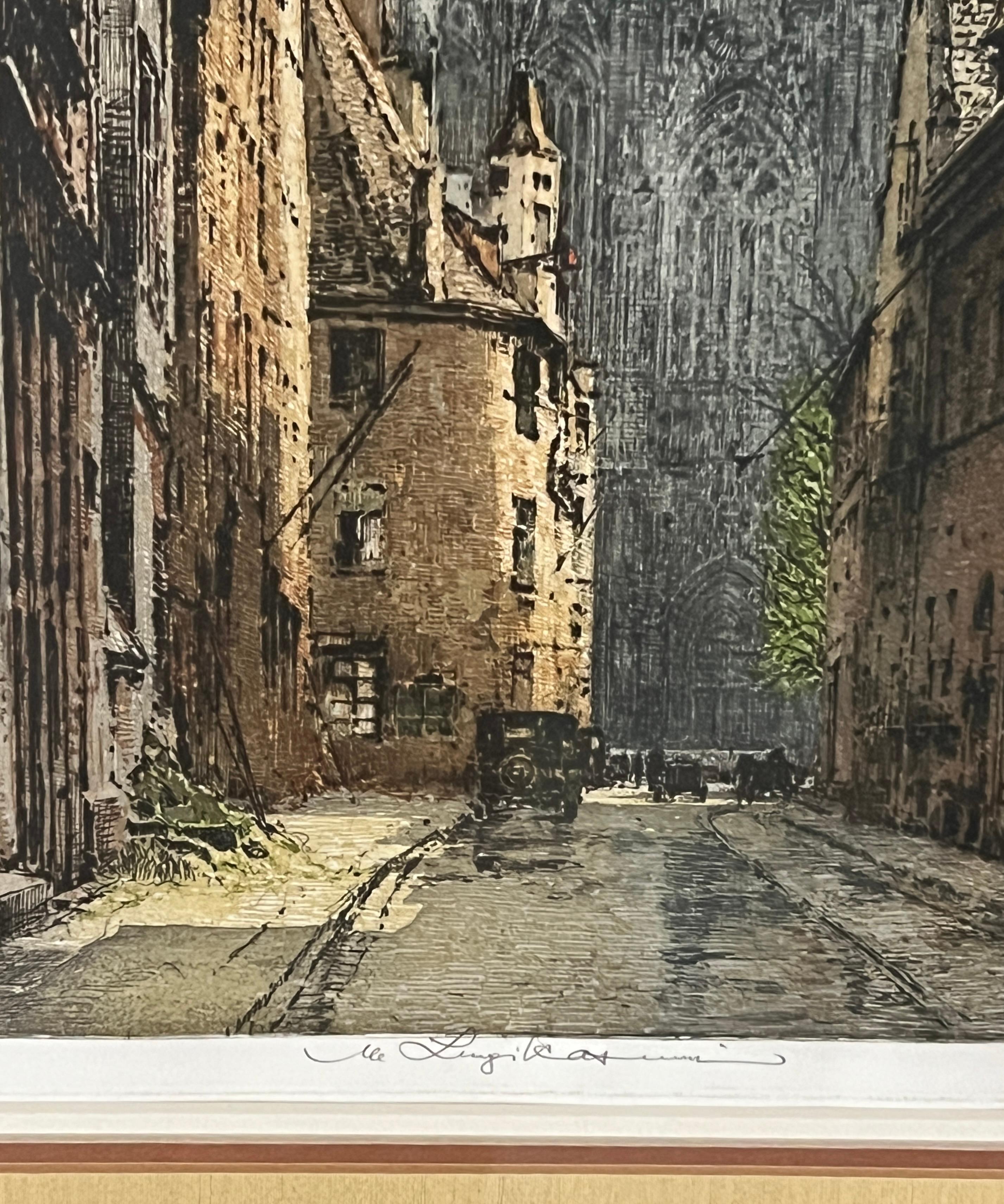 Une magnifique impression de la cathédrale de Cologne.
Cette œuvre d'art est intitulée 