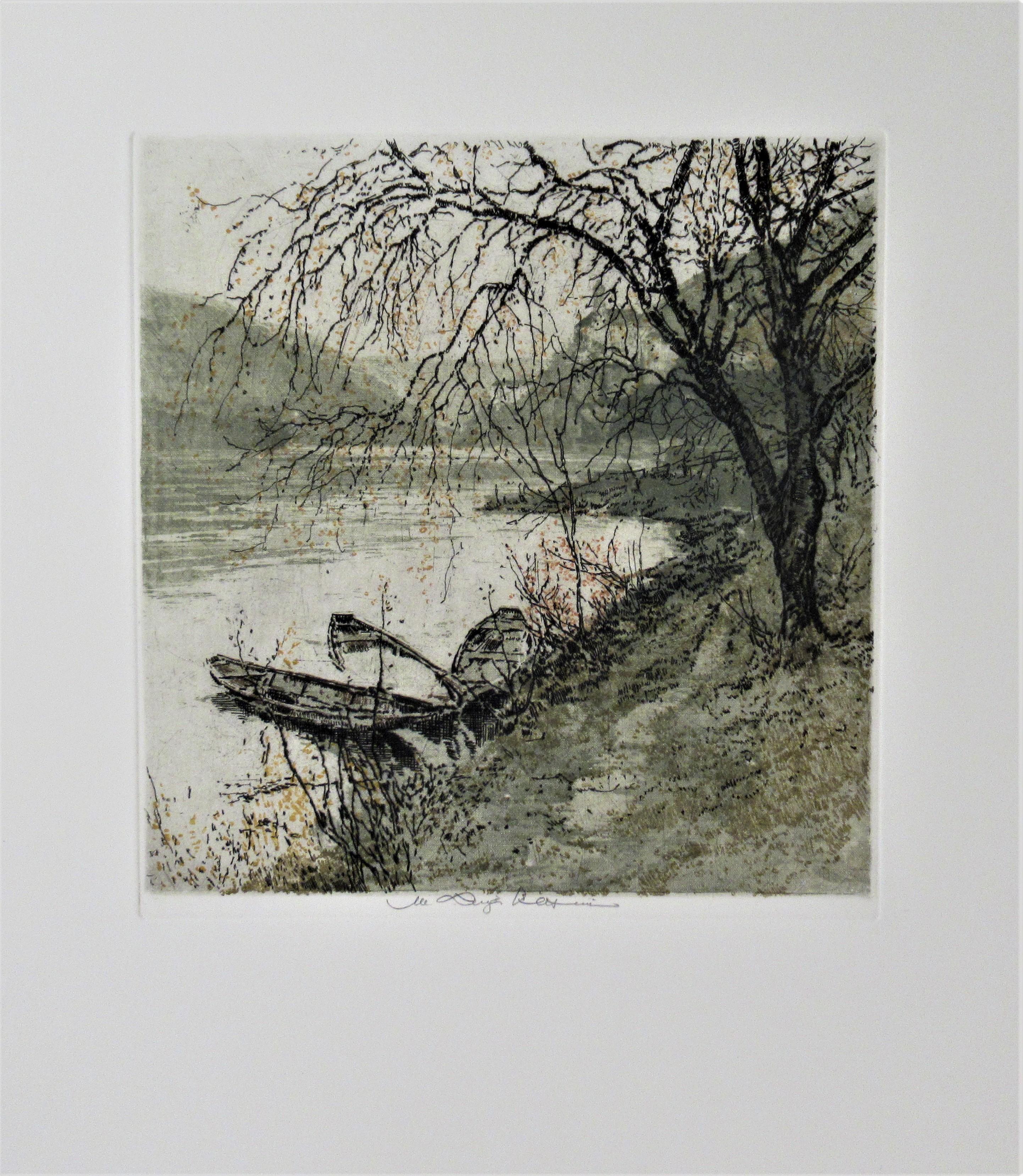 Luigi Kasimir Landscape Print - Danube