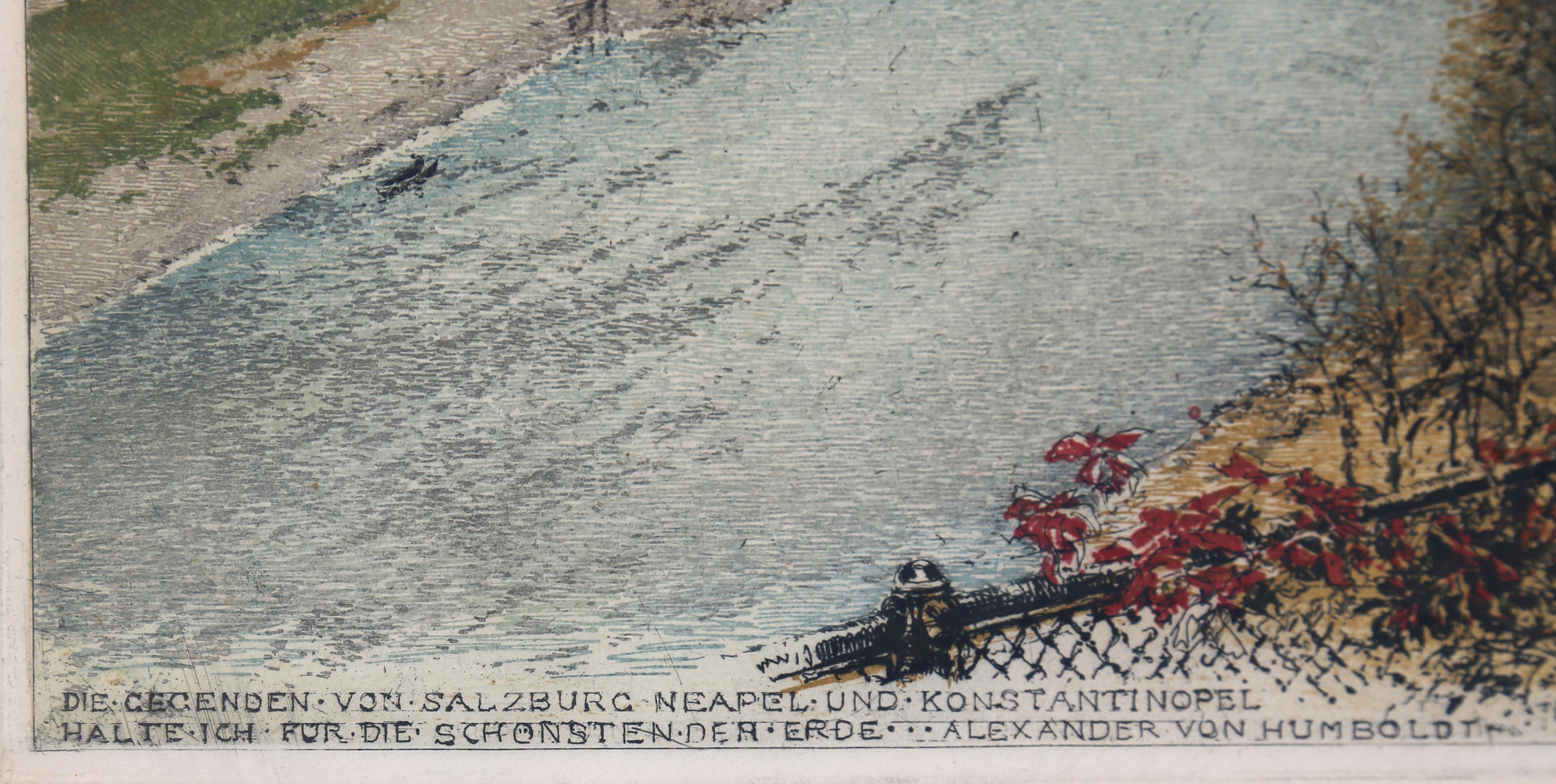 Die Gegenden von Salzburg - Print by Luigi Kasimir