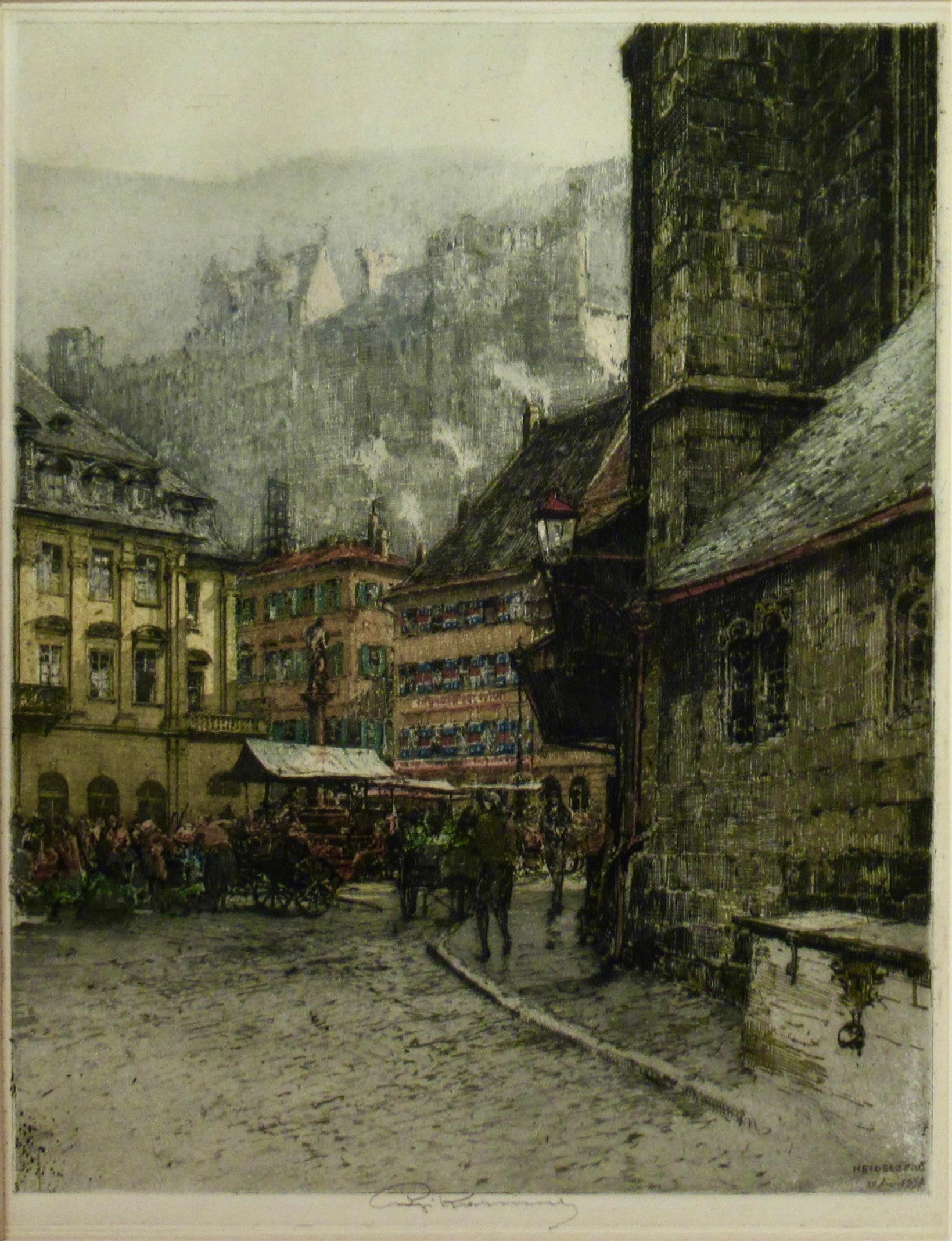 Heidelberg - Print di Luigi Kasimir