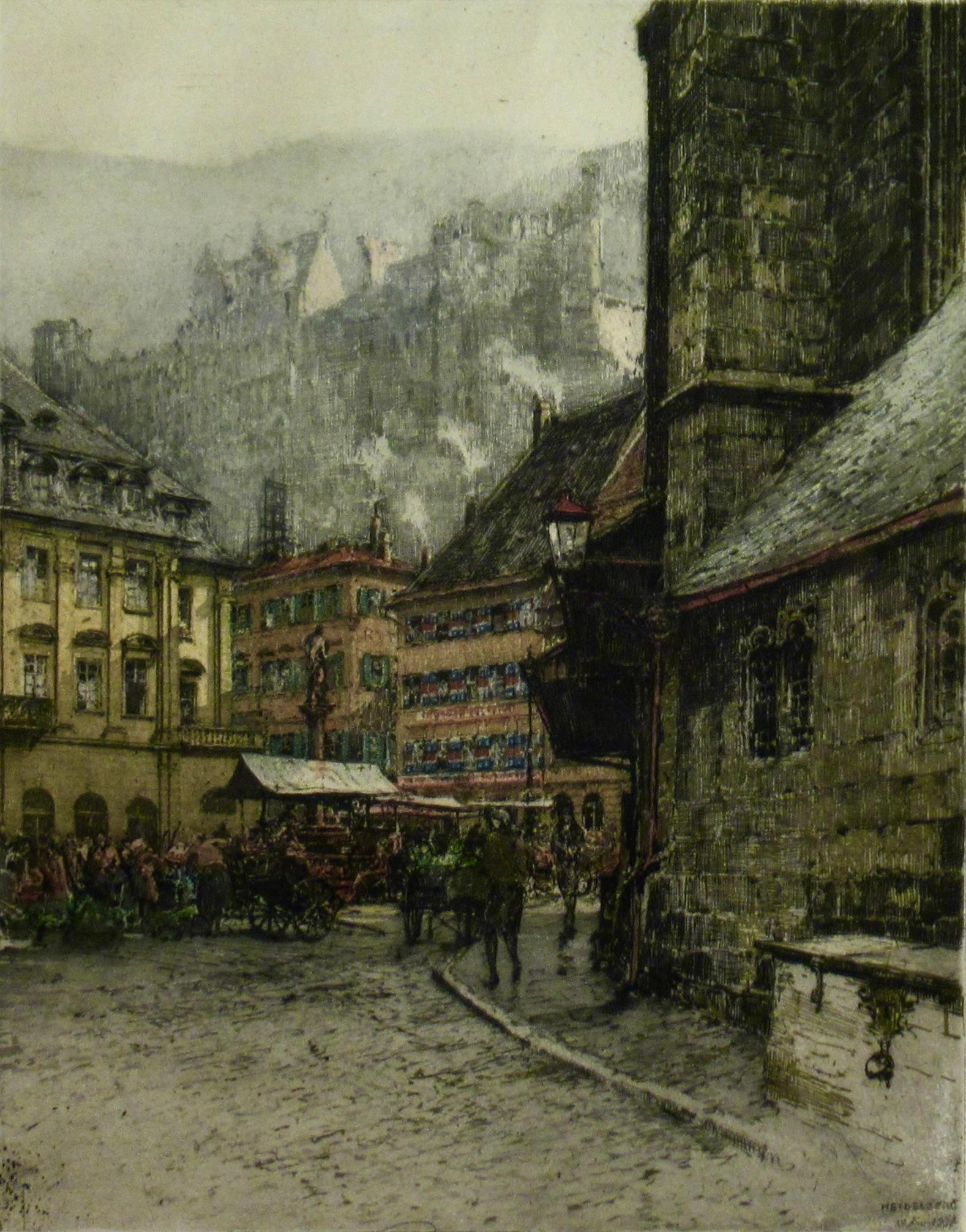 Heidelberg - Print Realismo di Luigi Kasimir