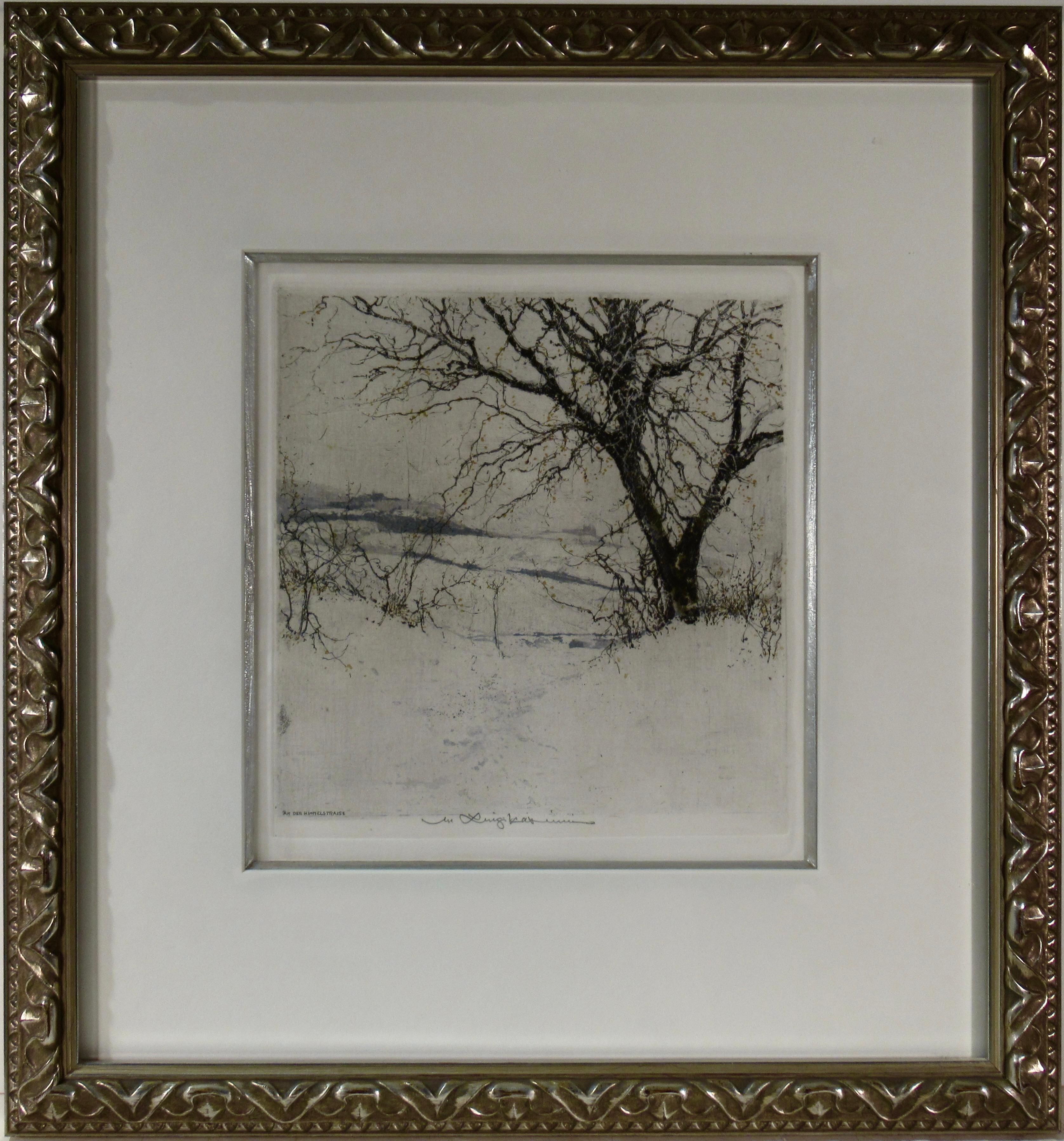 Figurative Print de Luigi Kasimir - Himmelstrasse, Austria
