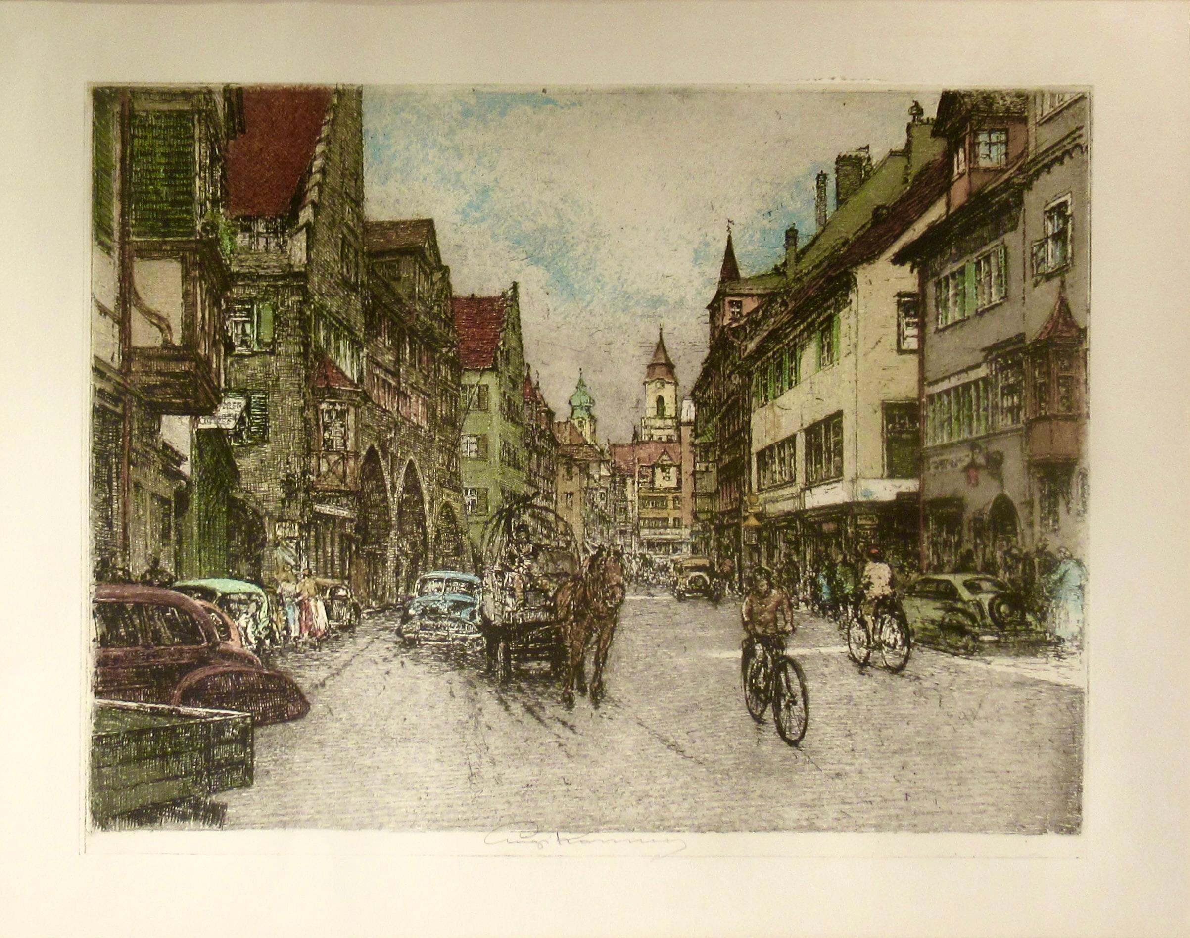 Lindau, Germany - Print by Luigi Kasimir