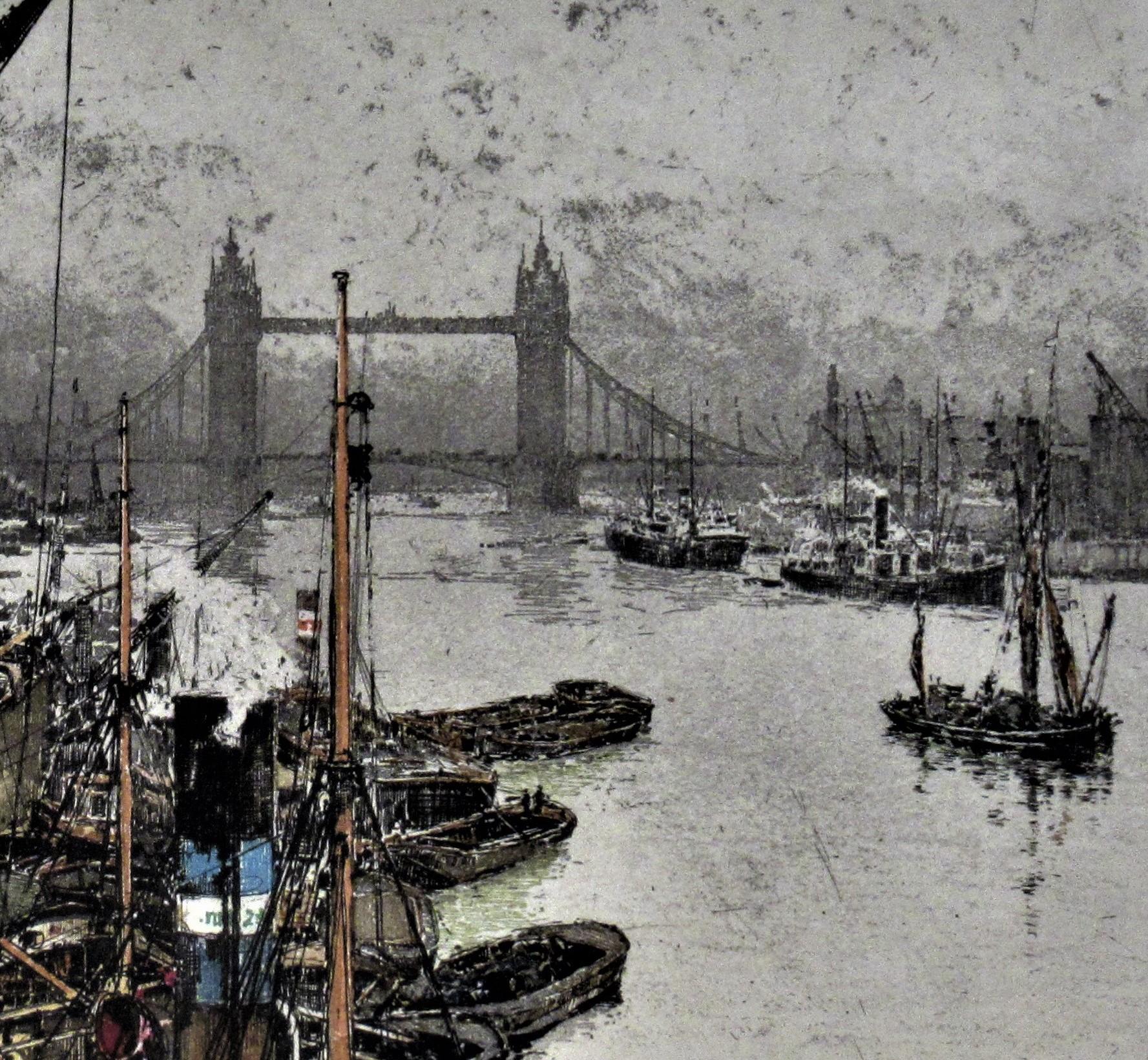 tower bridge painting